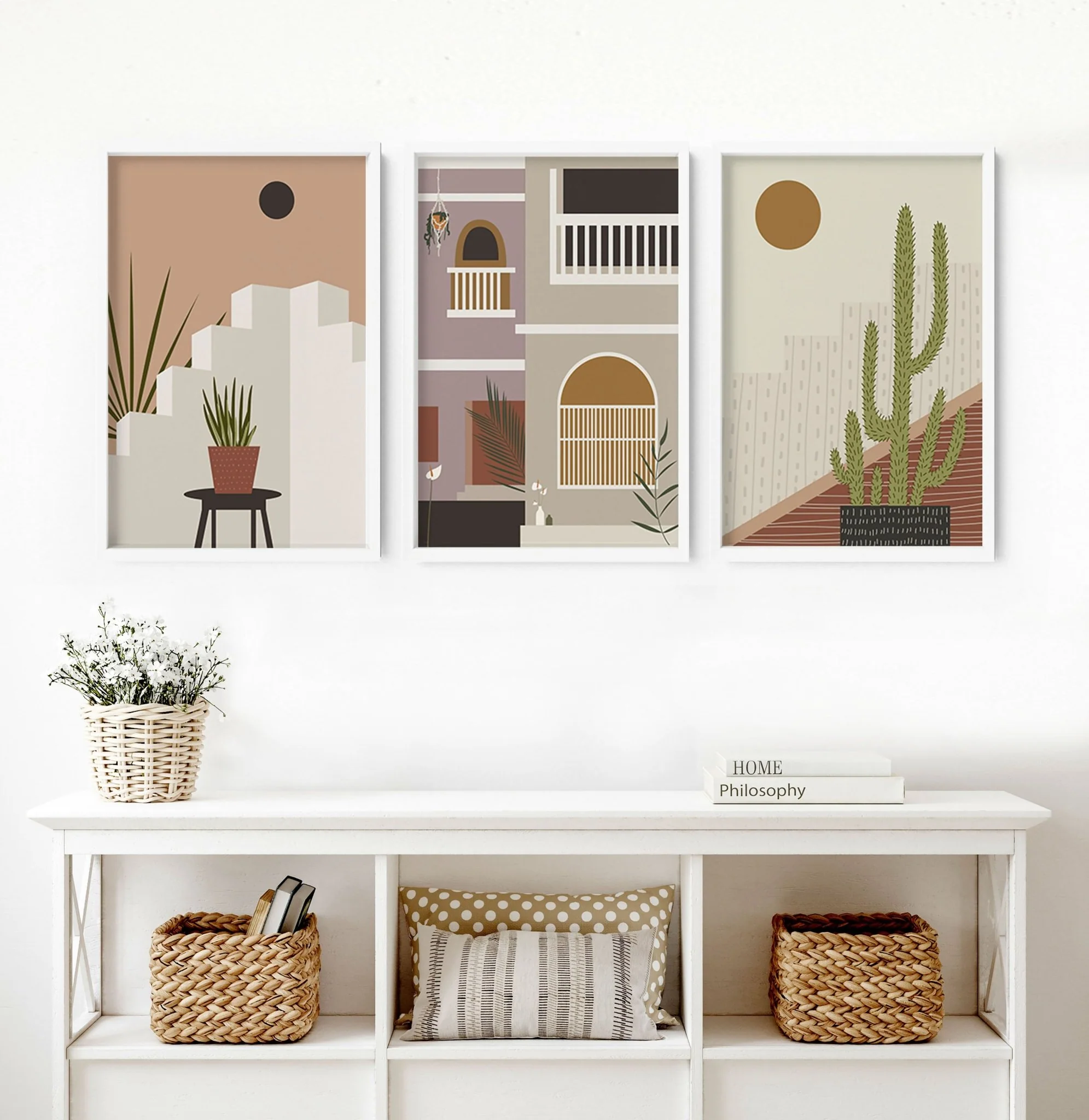 Wall art for living rooms | set of 3 Bohemian art prints - Image 6