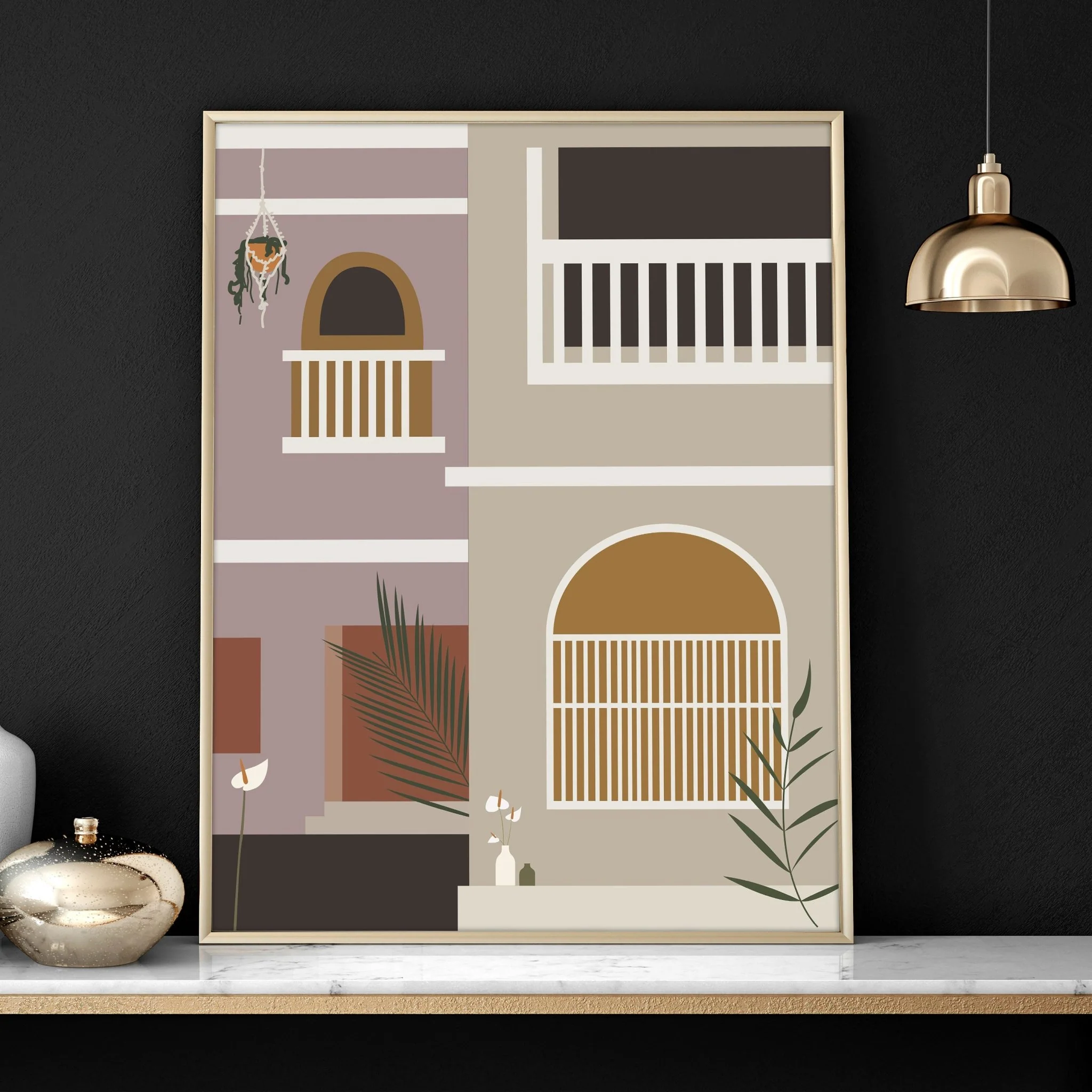 Wall art for living rooms | set of 3 Bohemian art prints - Image 8