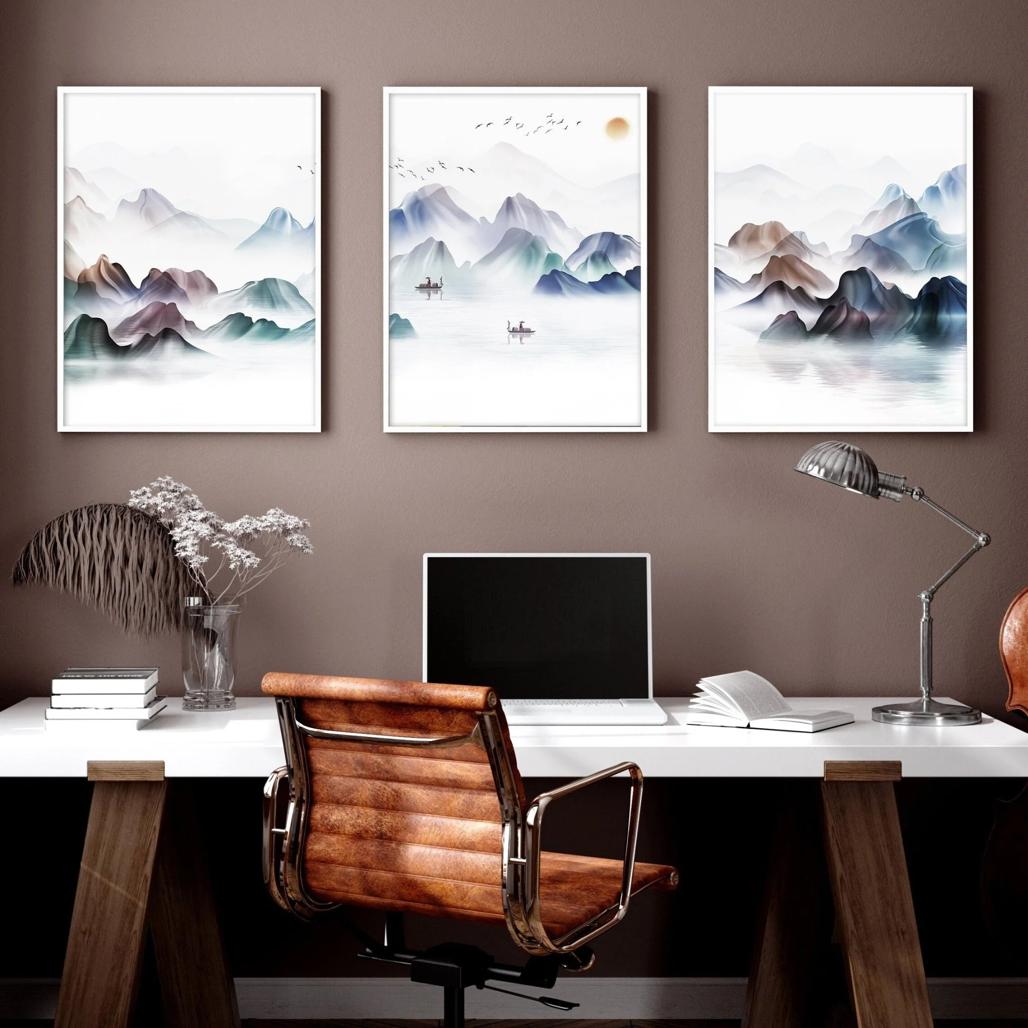 Wall art for offices | set of 3 japanese wall art - Image 6
