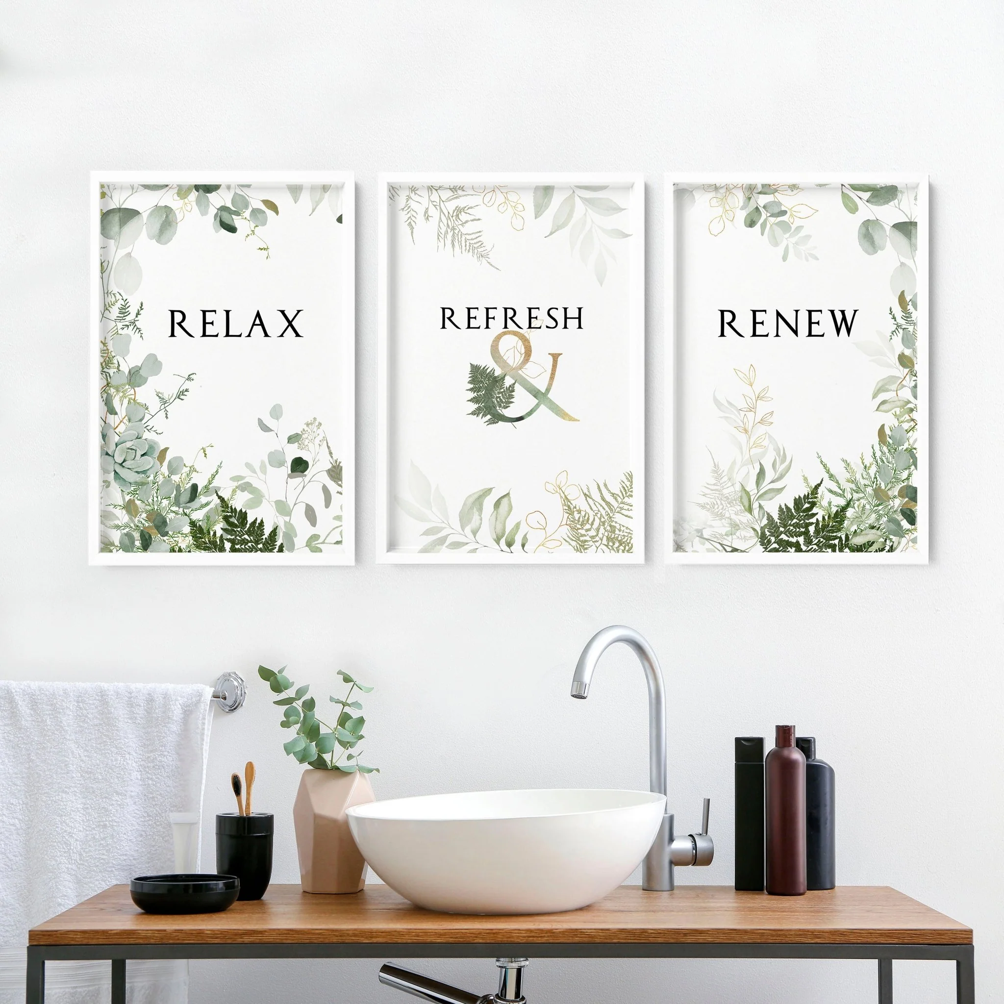 Wall art for the bathroom | Set of 3 art prints - Image 8