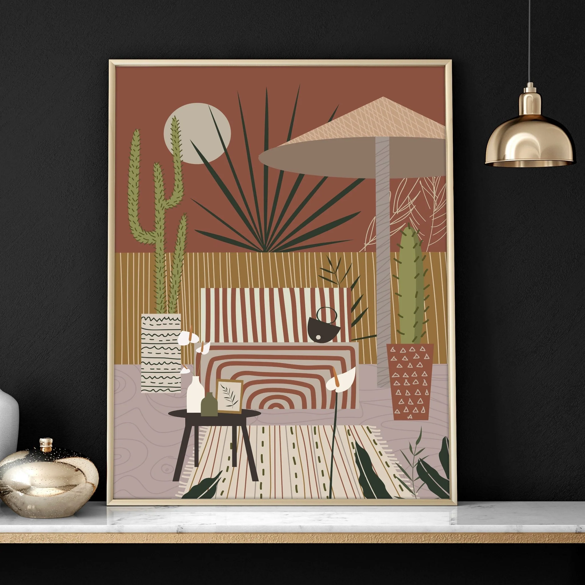 Wall art for the bedroom | set of 3 Bohemian wall art prints - Image 4
