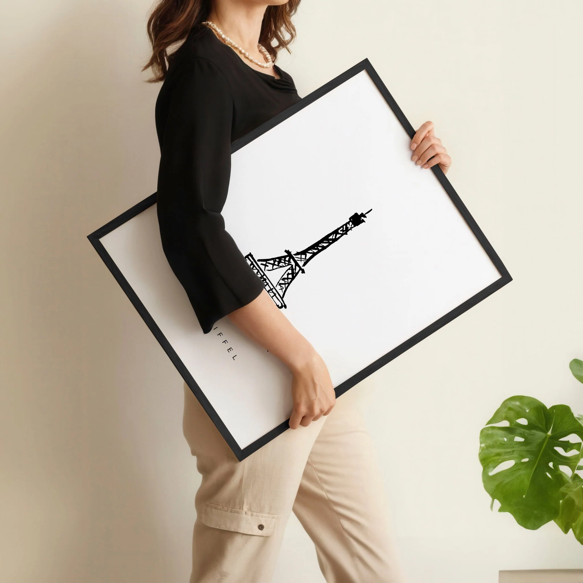 Wall Art Framed For Living Room | Set of 3 Paris Landmarks Wall art Prints - Image 11