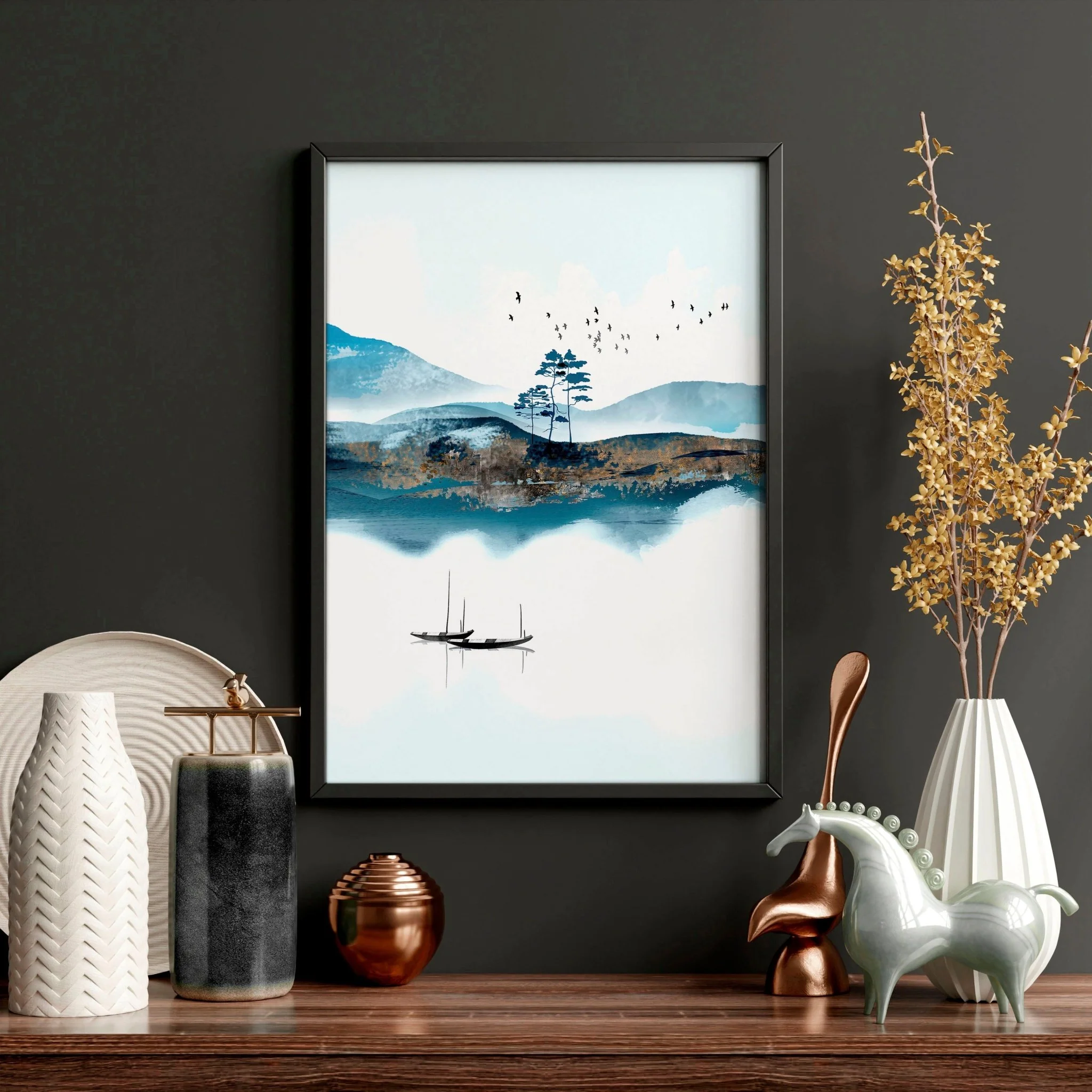 Wall art in sets of 3 for living room decor - Image 4