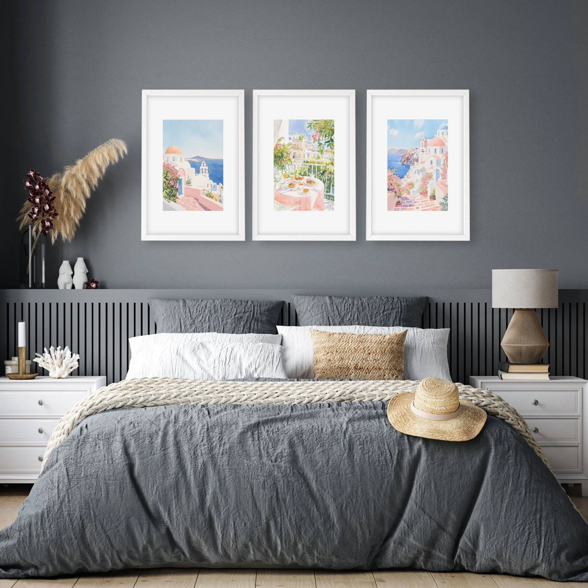Wall Art In Three Pieces | Set of 3 Beach Decor Wall art Prints - Image 3