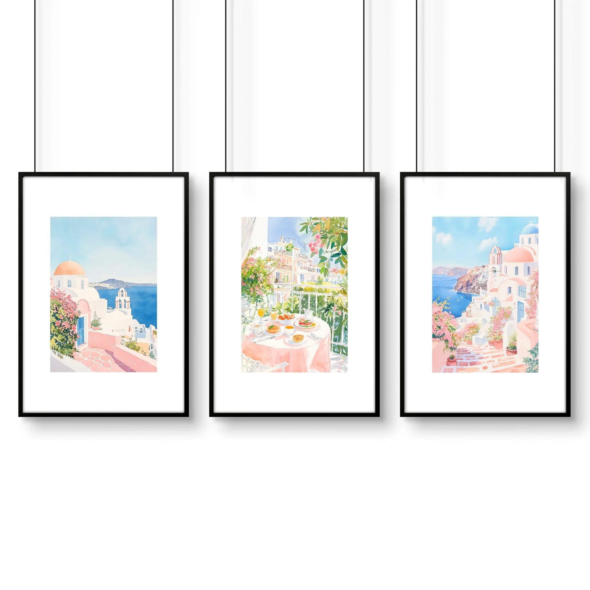 Wall Art In Three Pieces | Set of 3 Beach Decor Wall art Prints - Image 9