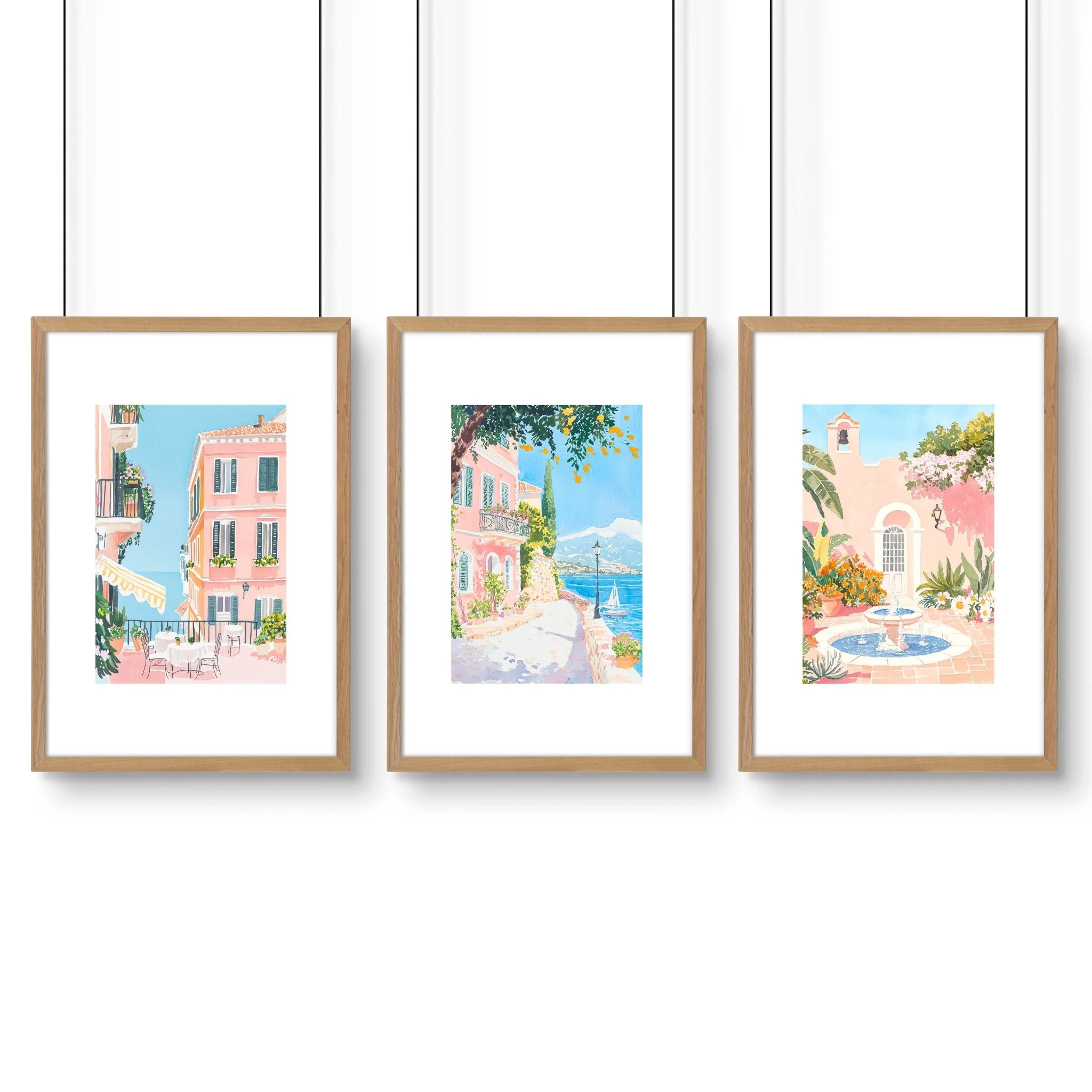 Wall Art Large | Set of 3 Beach Decor Wall art Prints - Image 13