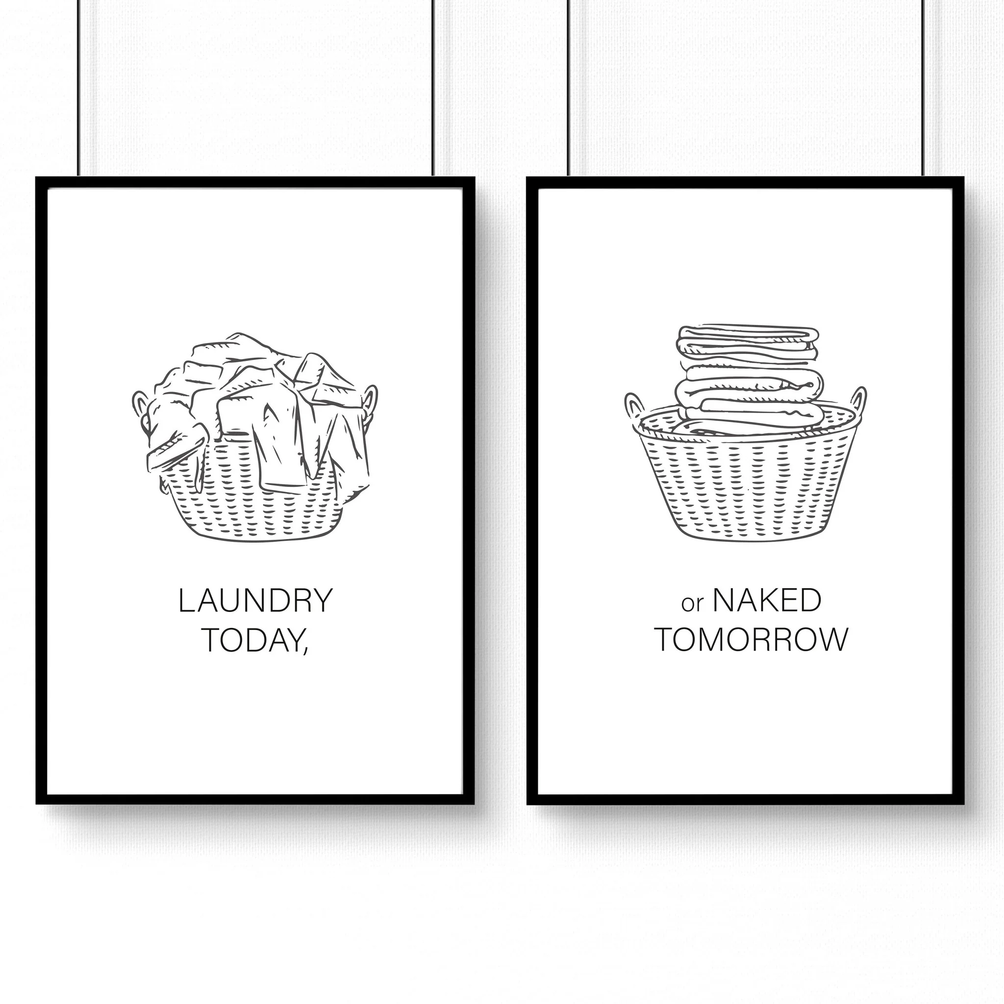 Wall Art Laundry Room | Set of 2 wall art prints - Image 8