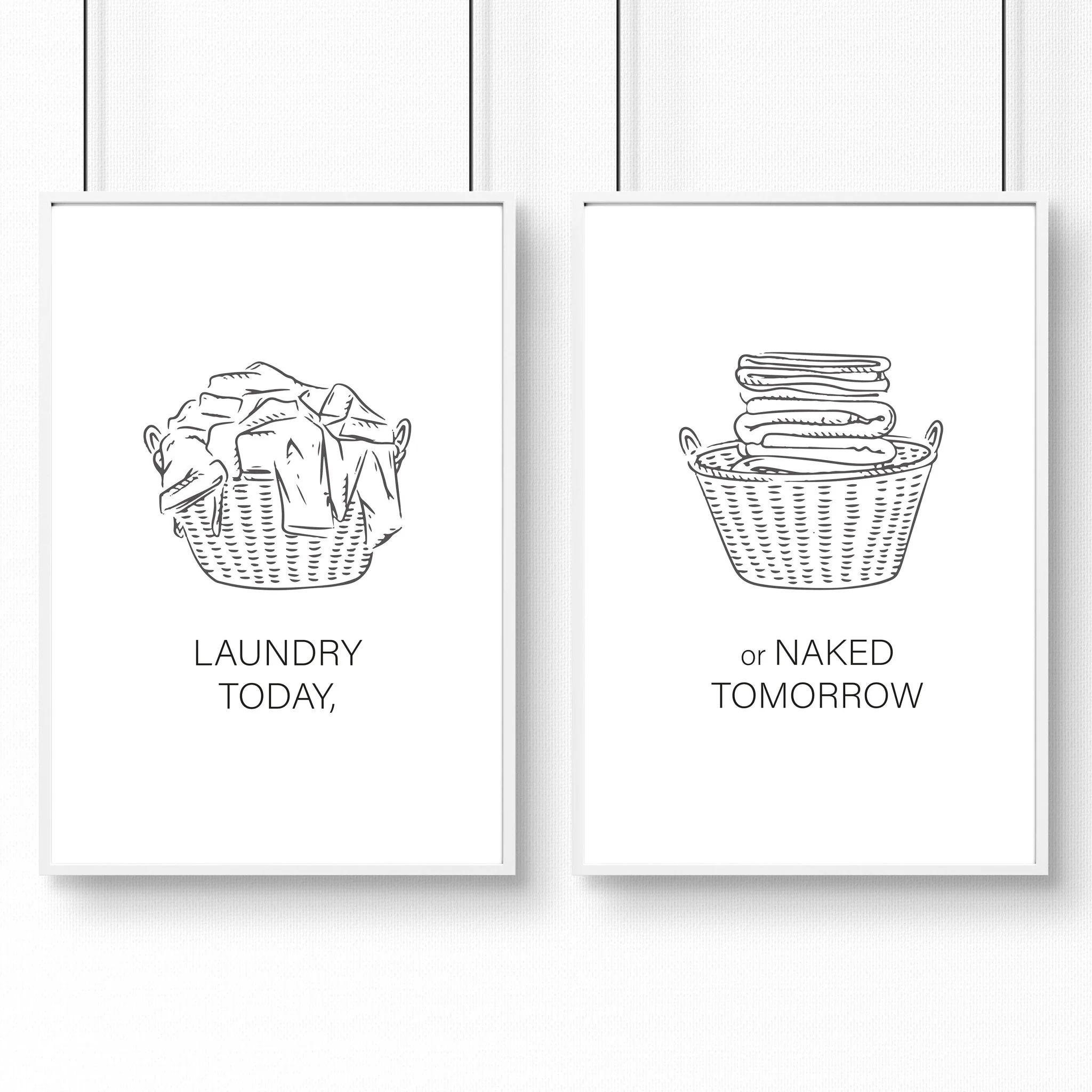 Wall Art Laundry Room | Set of 2 wall art prints - Image 9
