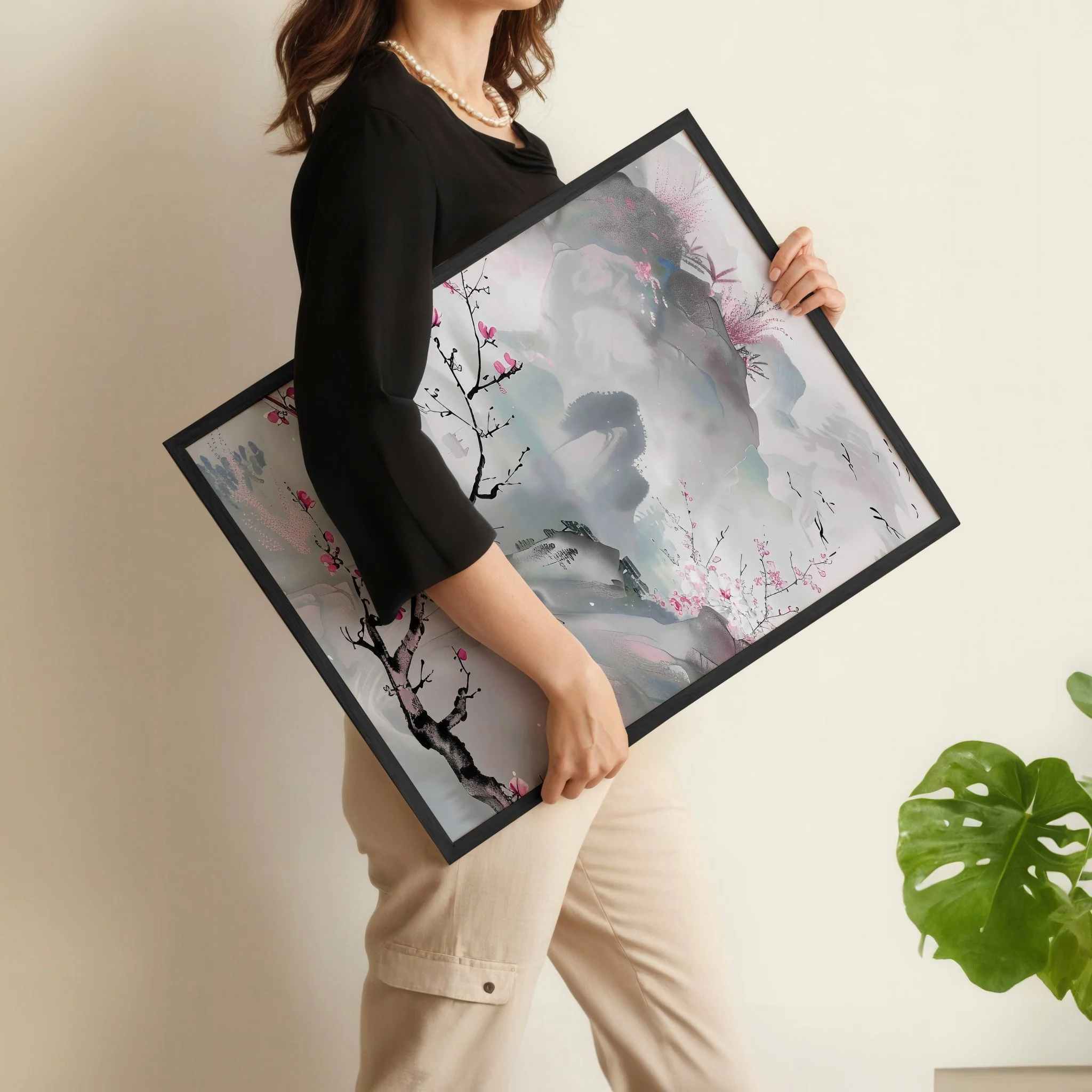Wall Art Living Room Large | Set of 3 Chinoiserie Wall art Prints - Image 11
