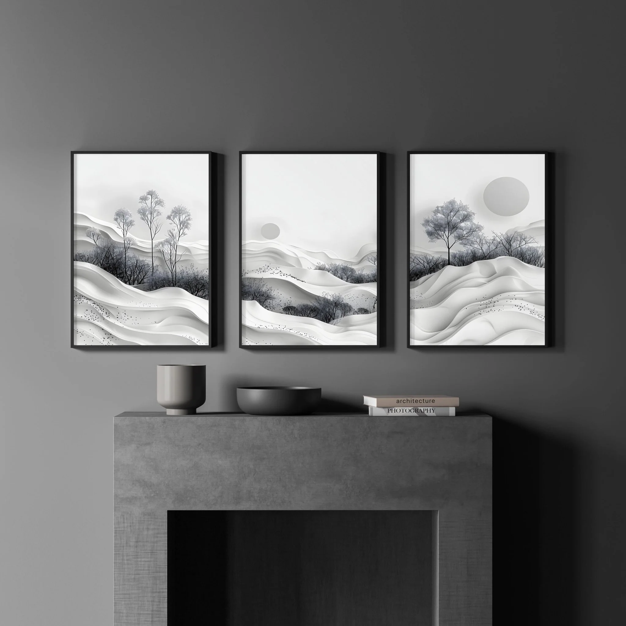Wall Art Prints For Living Room | Set of 3 wall art prints - Image 3