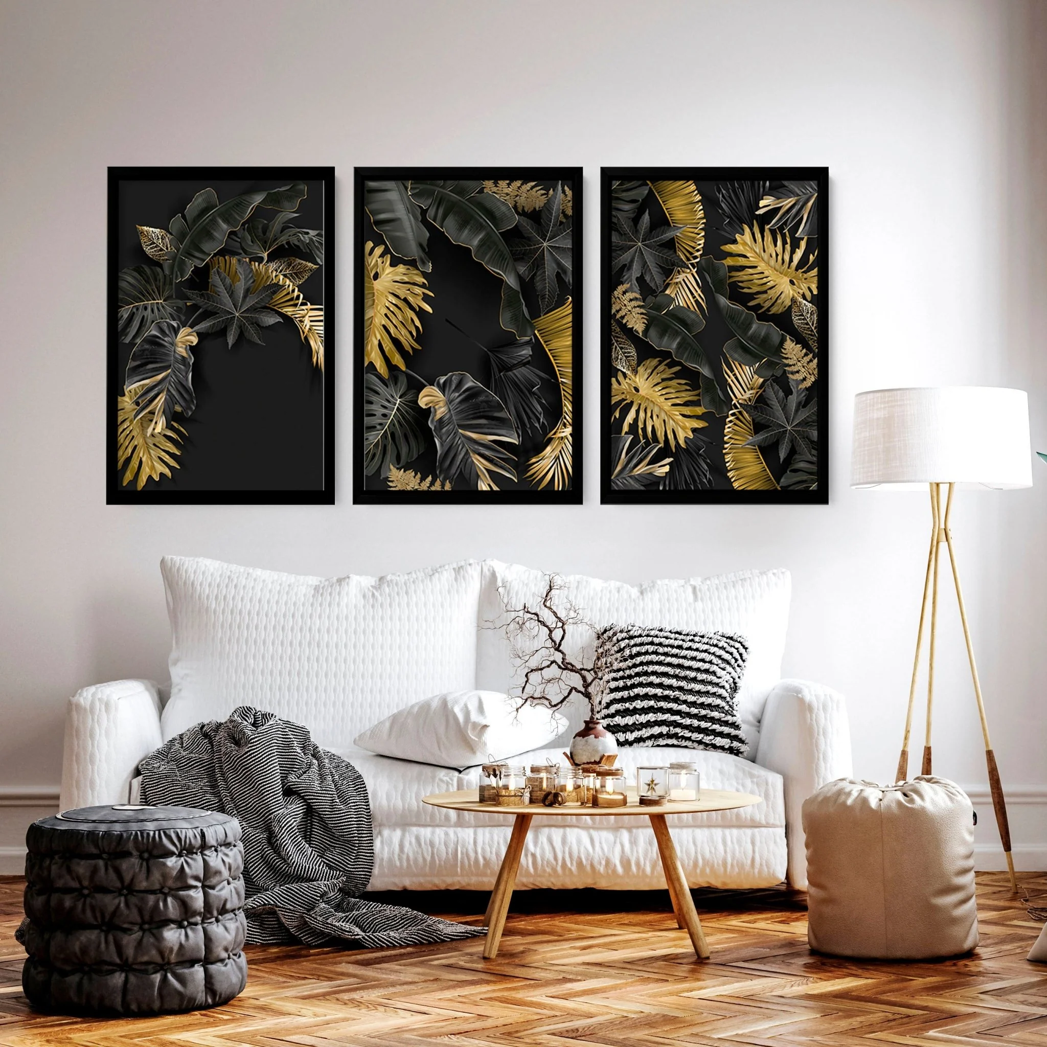 Wall art prints living room | set of 3 unique wall art for living room - Image 2