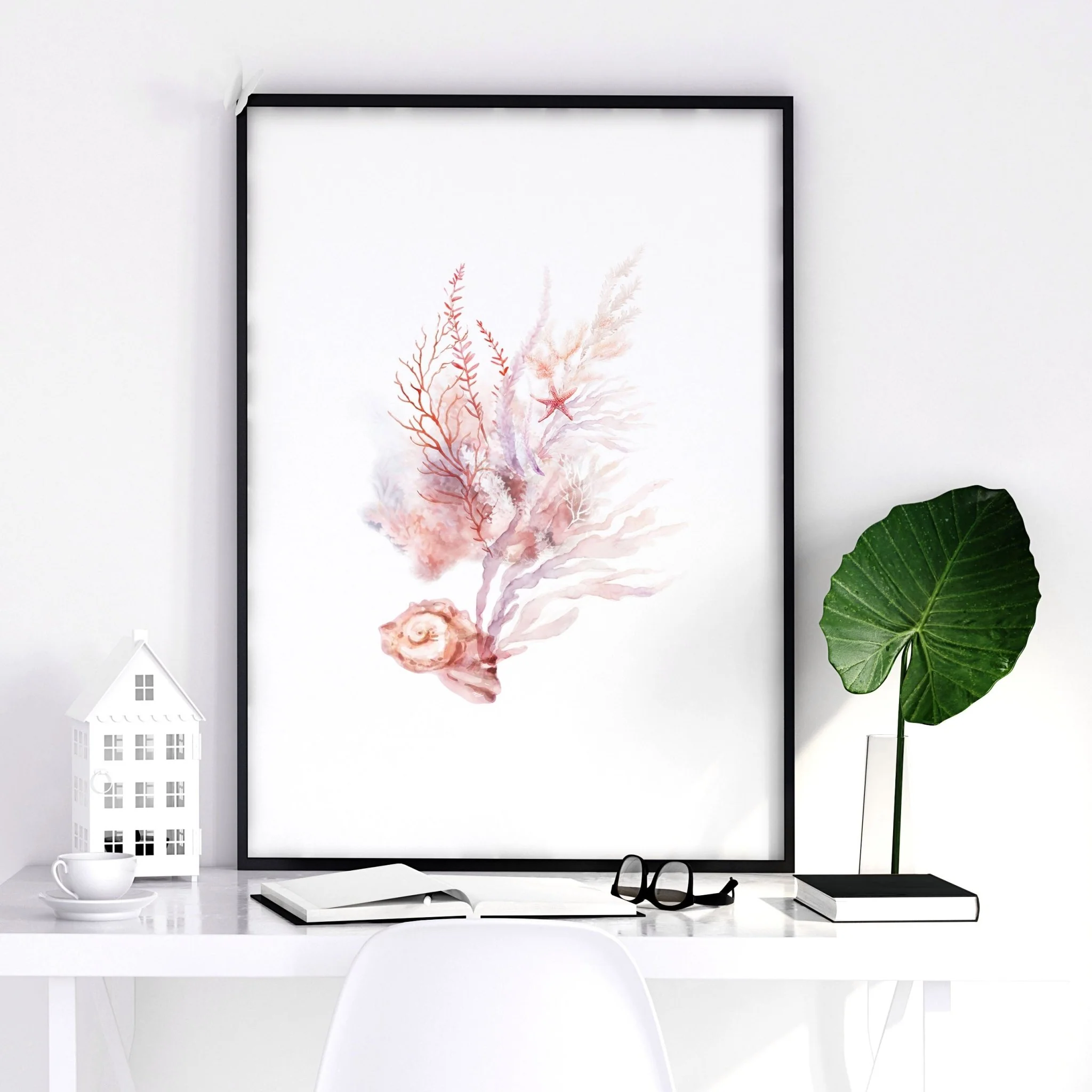 Wall Art Sea | Set of 3 Seashells Wall art Prints - Image 10