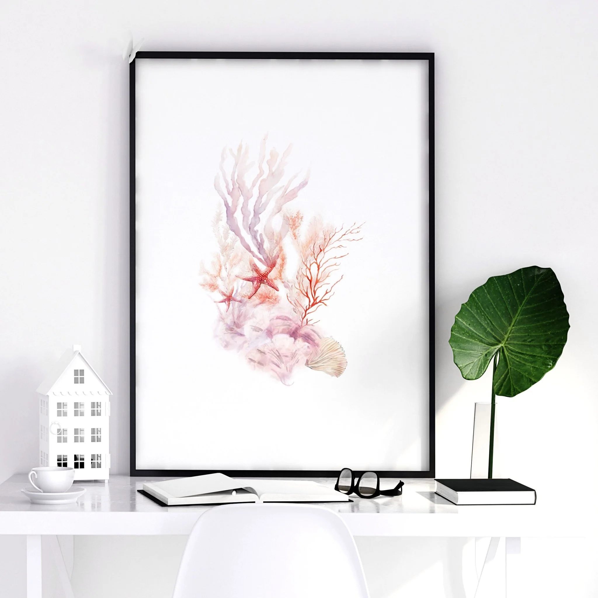 Wall Art Sea | Set of 3 Seashells Wall art Prints - Image 9