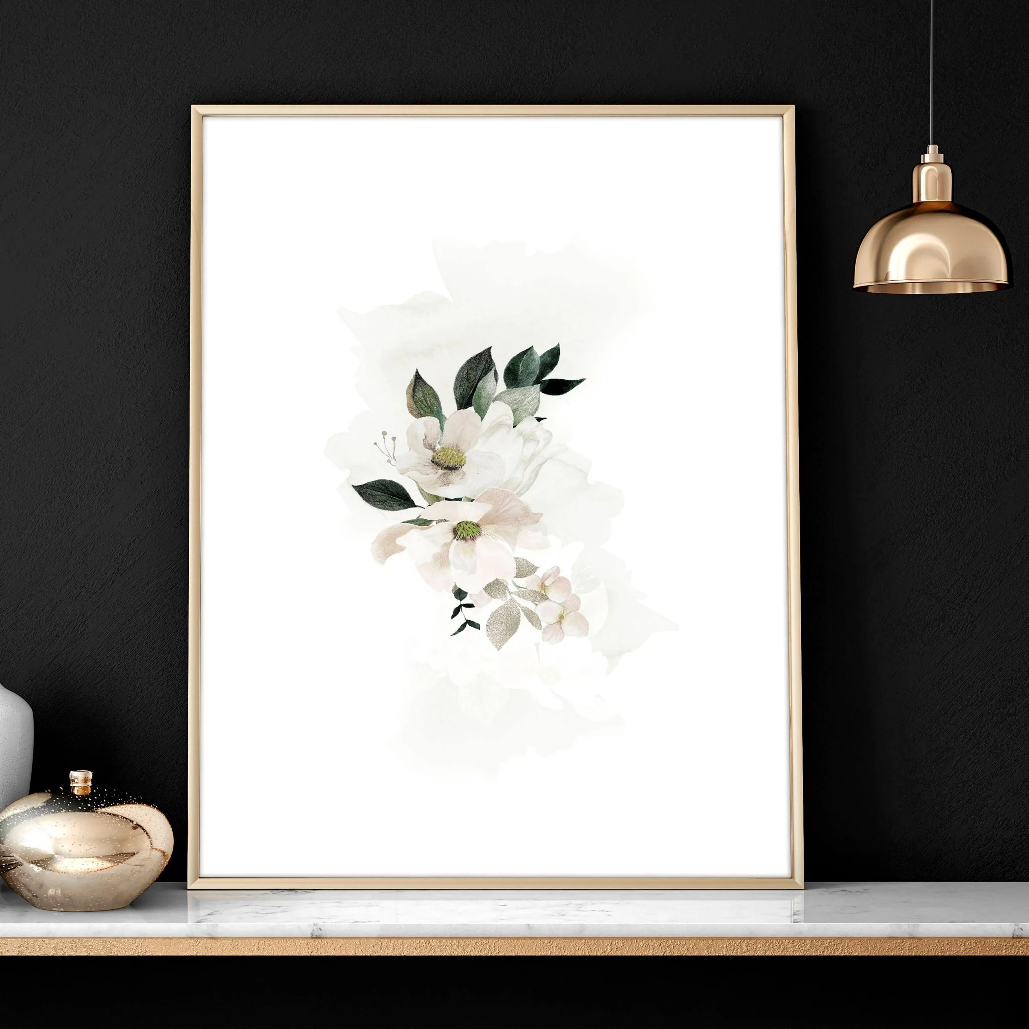 Wall art sets of 3 for living room | Shabby Chic wall art prints - Image 6