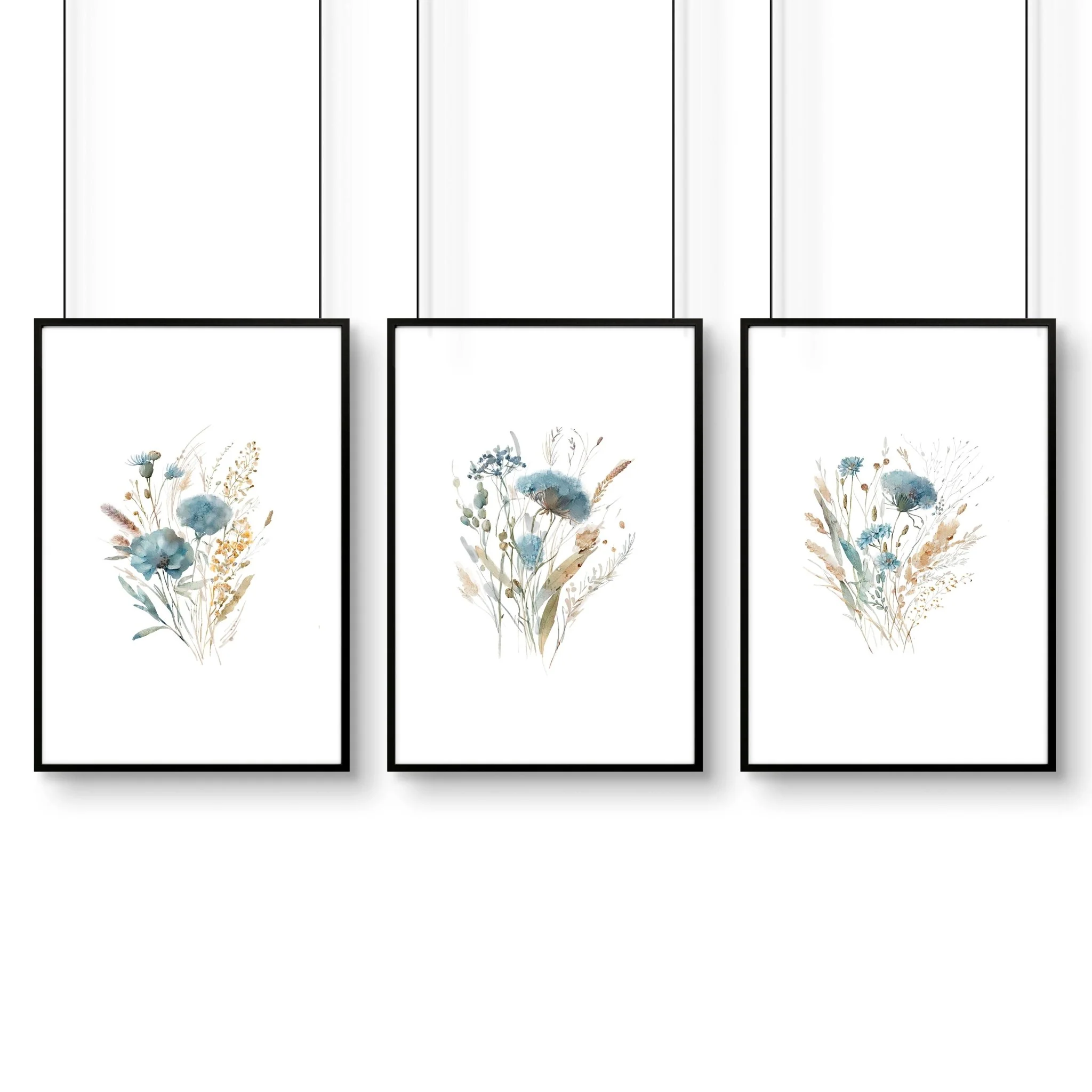Wall Art Sets | Set of 3 Botanical Wall art Prints - Image 14