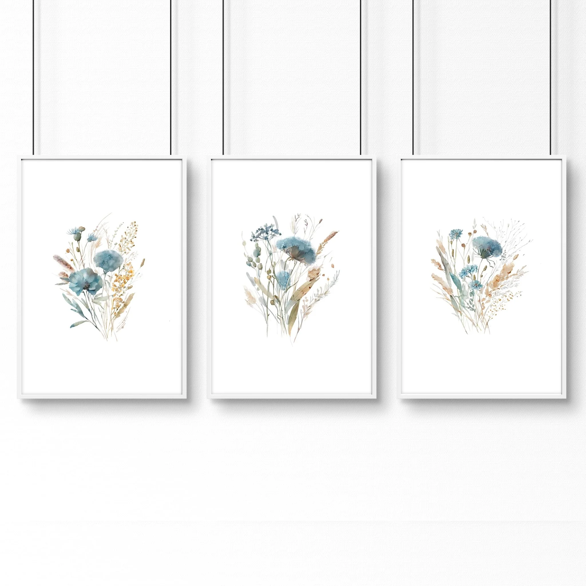 Wall Art Sets | Set of 3 Botanical Wall art Prints - Image 16