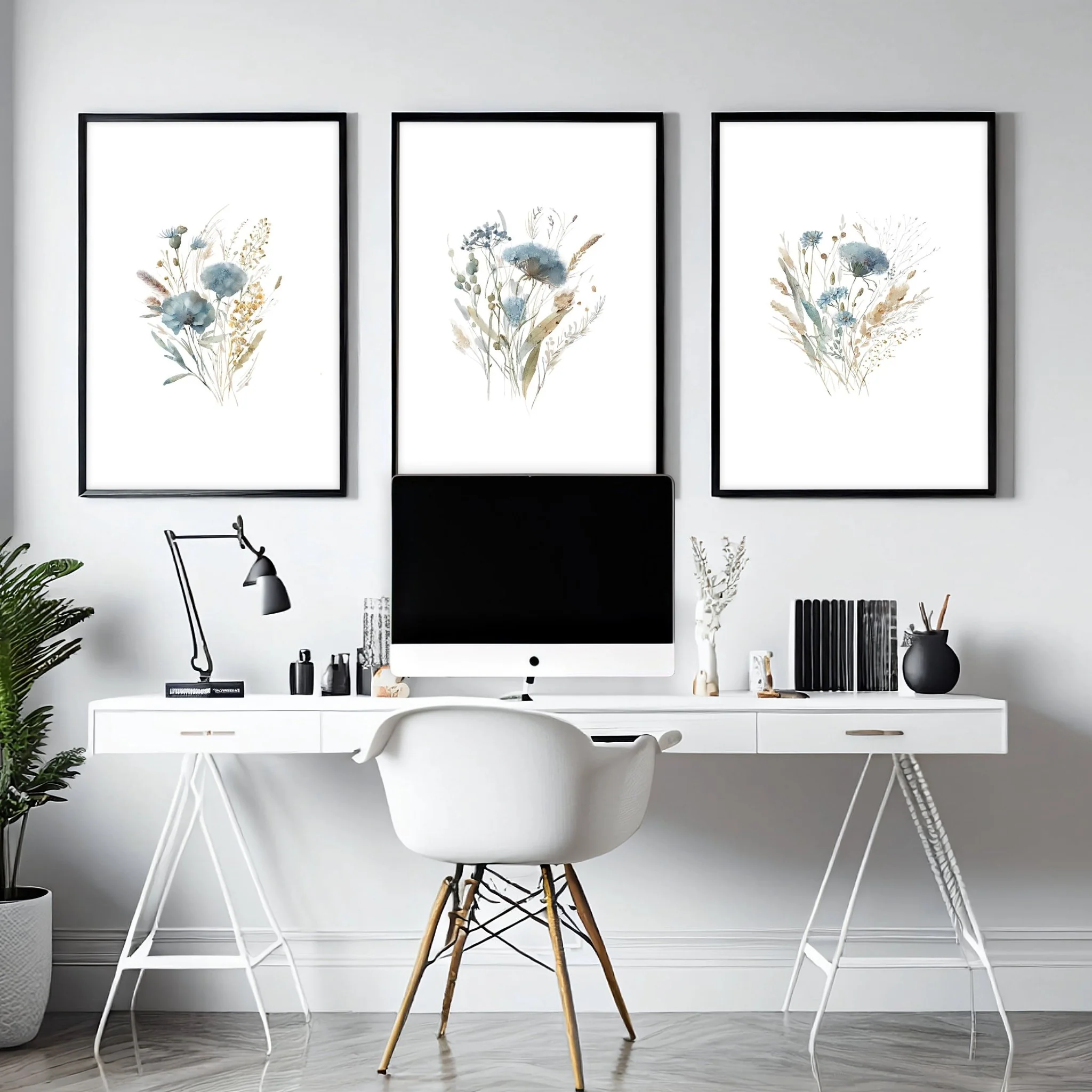 Wall Art Sets | Set of 3 Botanical Wall art Prints - Image 5