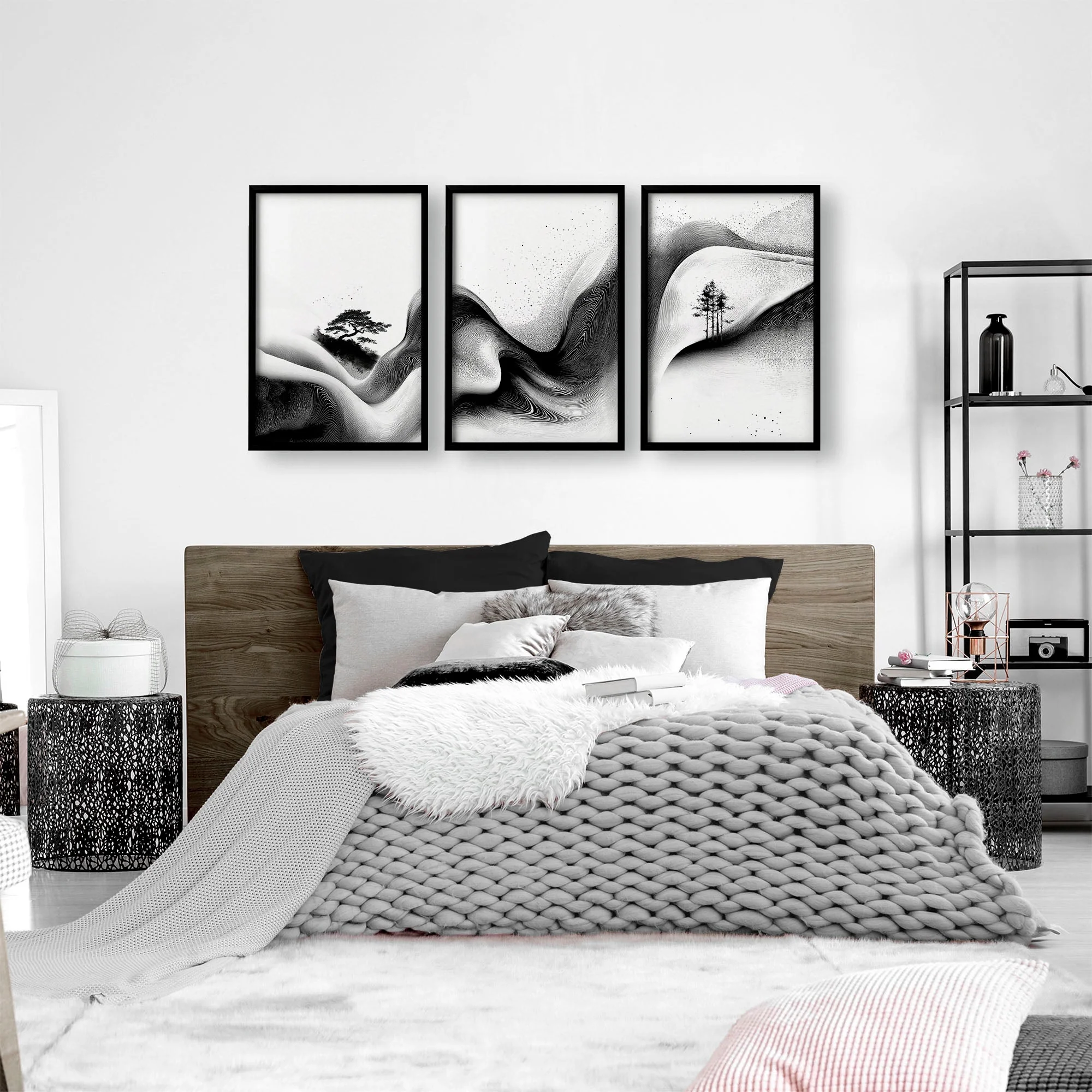 Wall Canvas Art | Set of 3 Asian Inspired Wall art Prints - Image 5