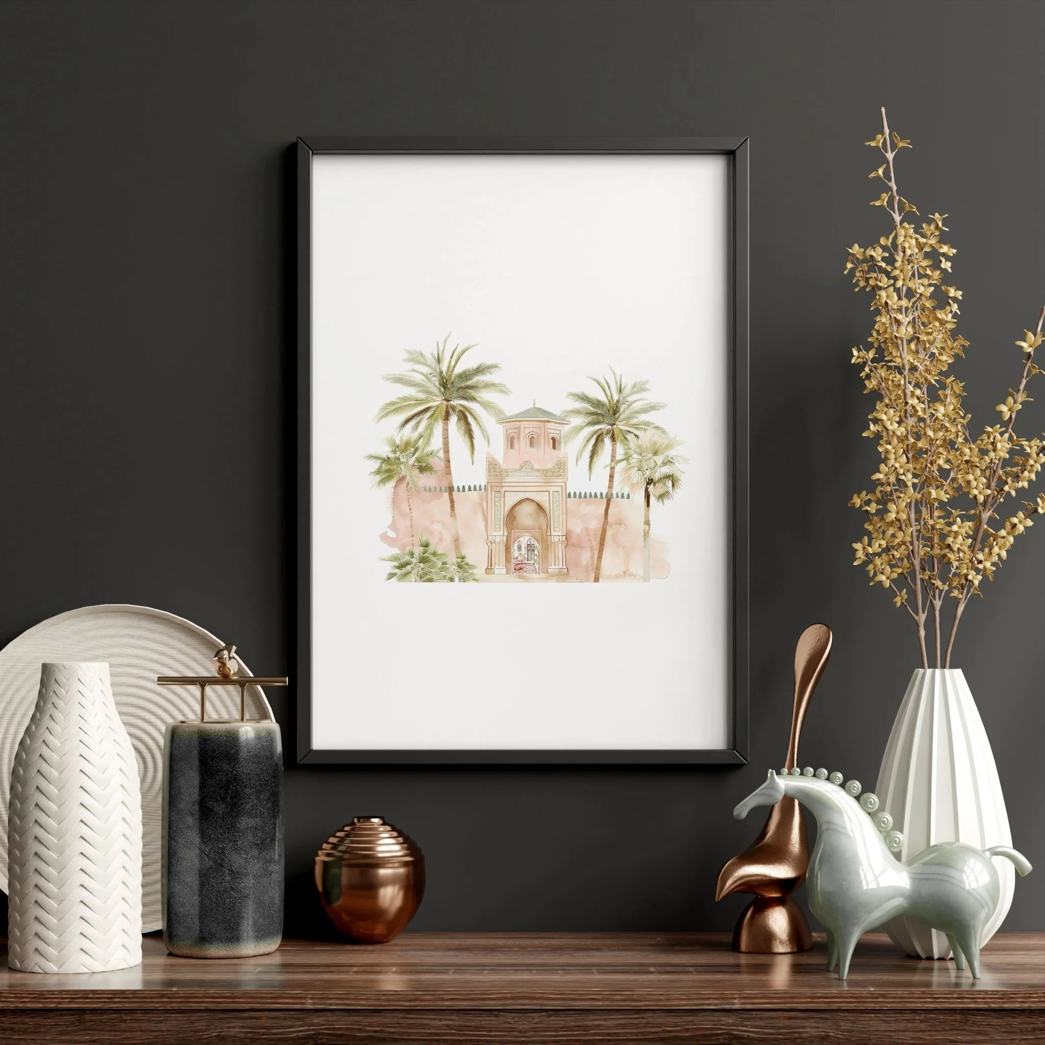 Wall Canvas Living Room | Set of 3 Moroccan Inspired Wall art Prints - Image 8