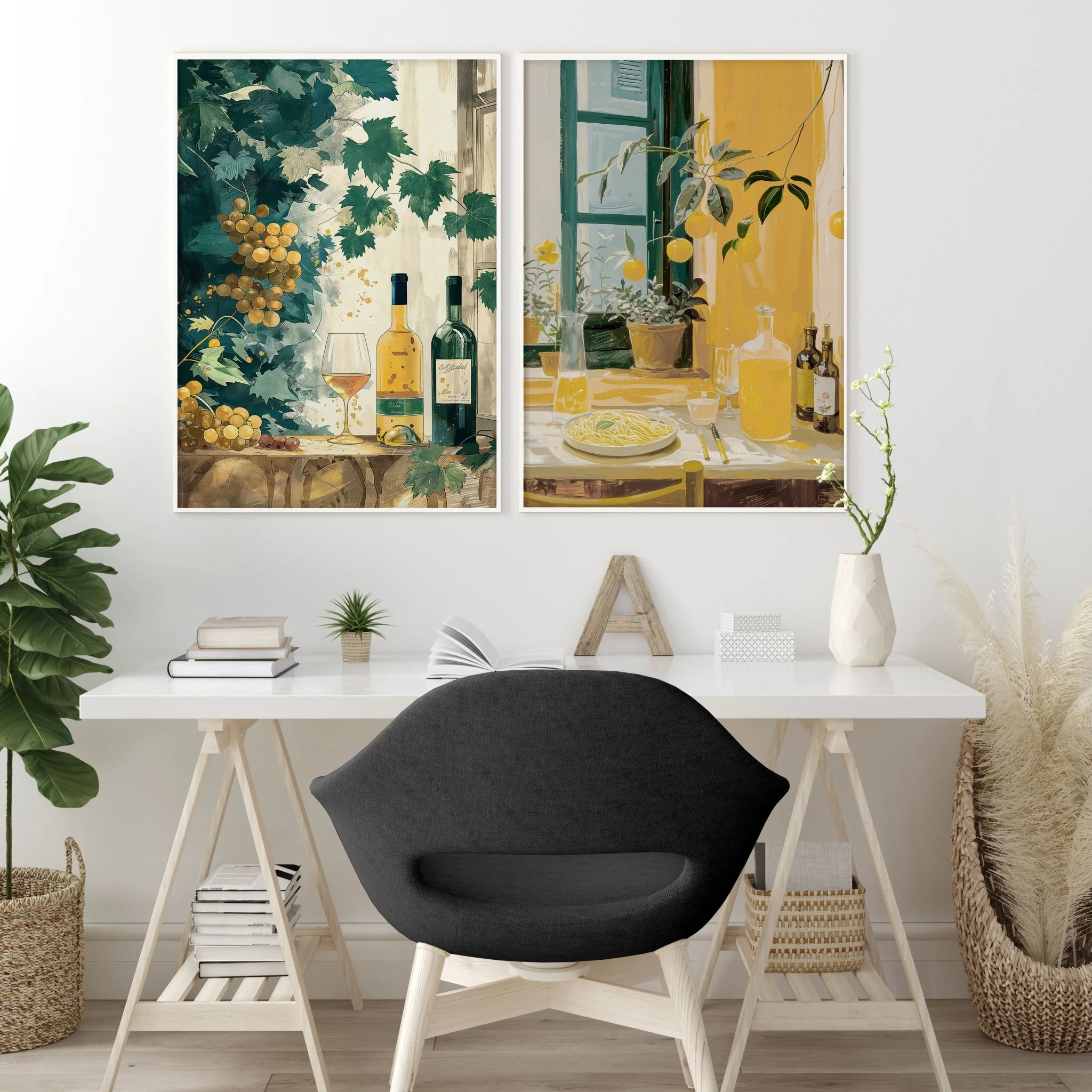 Wall Canvas | Set of 2 Italian Lifestyle Wall art Prints - Image 3