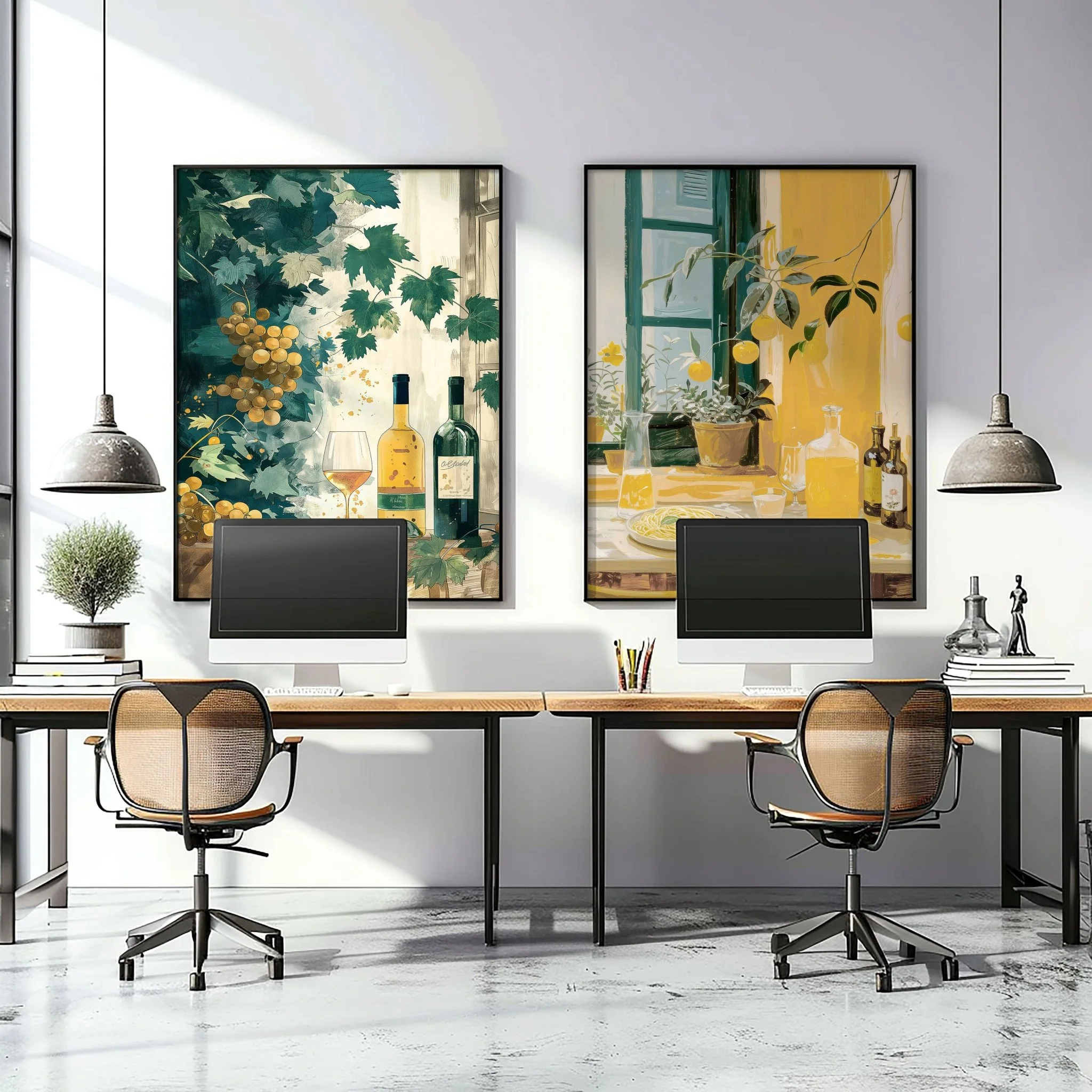 Wall Canvas | Set of 2 Italian Lifestyle Wall art Prints - Image 5