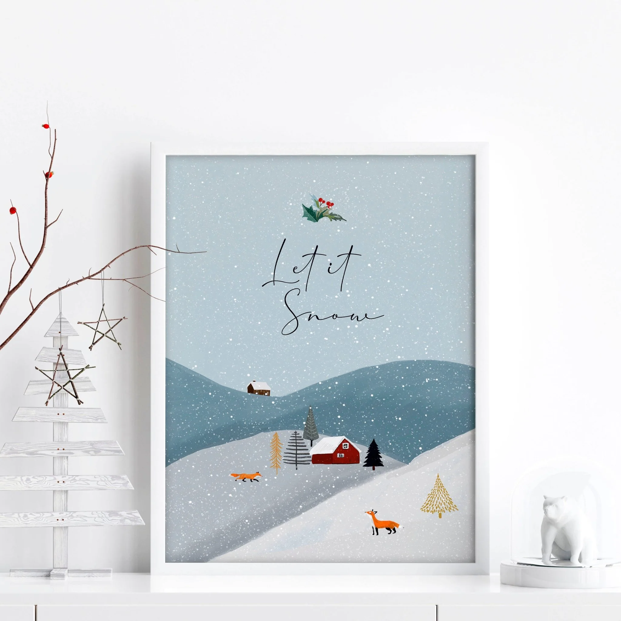 Christmas decor for wall | wall art print - Image 5