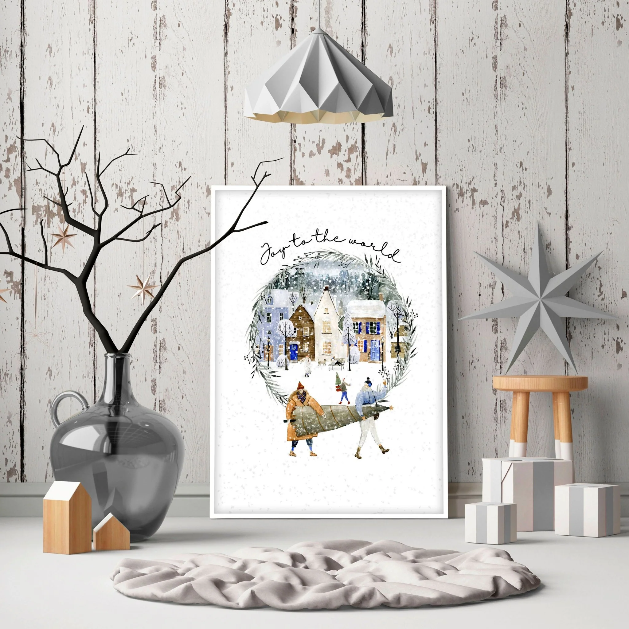 Wall decor for Christmas | wall art print - Image 2