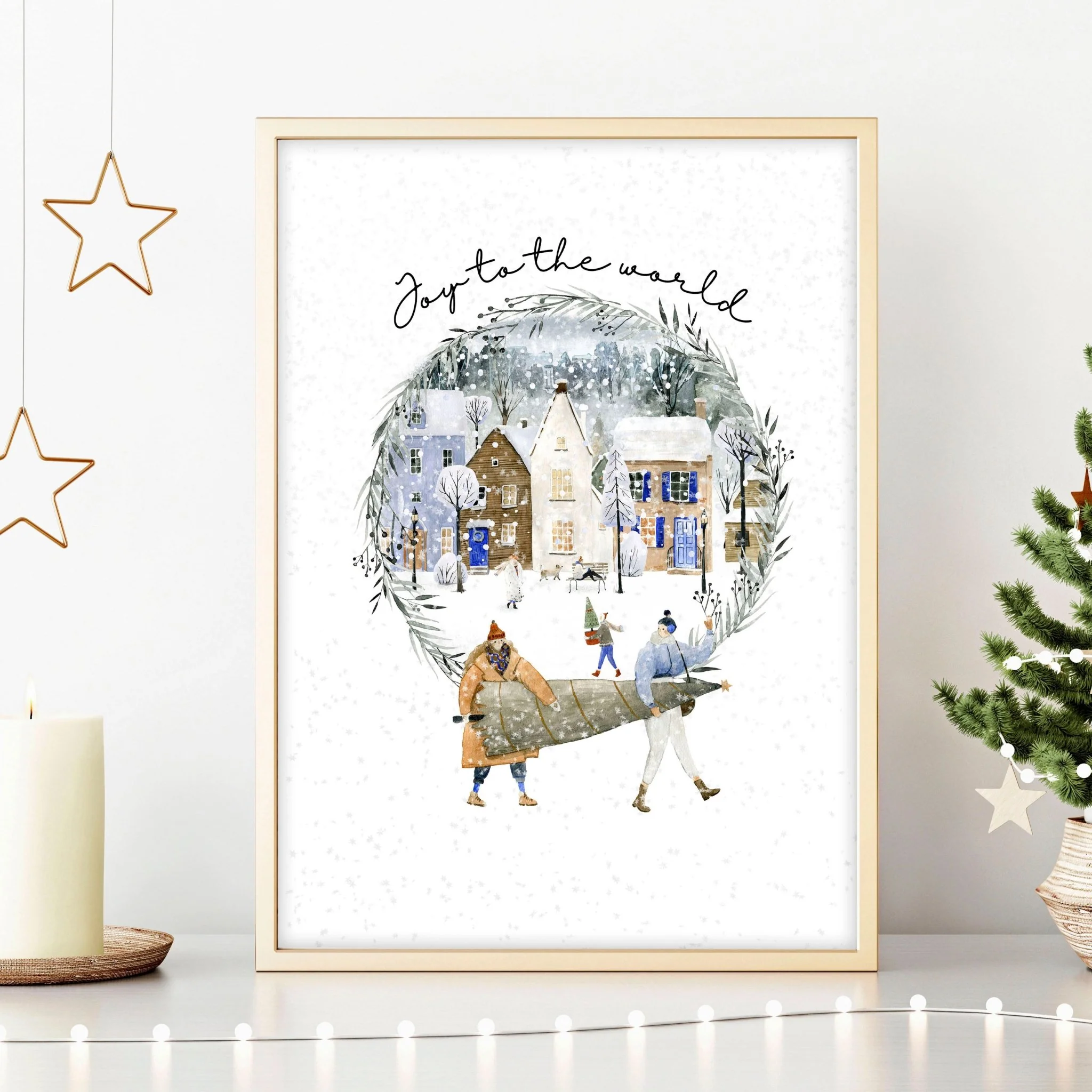 Wall decor for Christmas | wall art print - Image 3