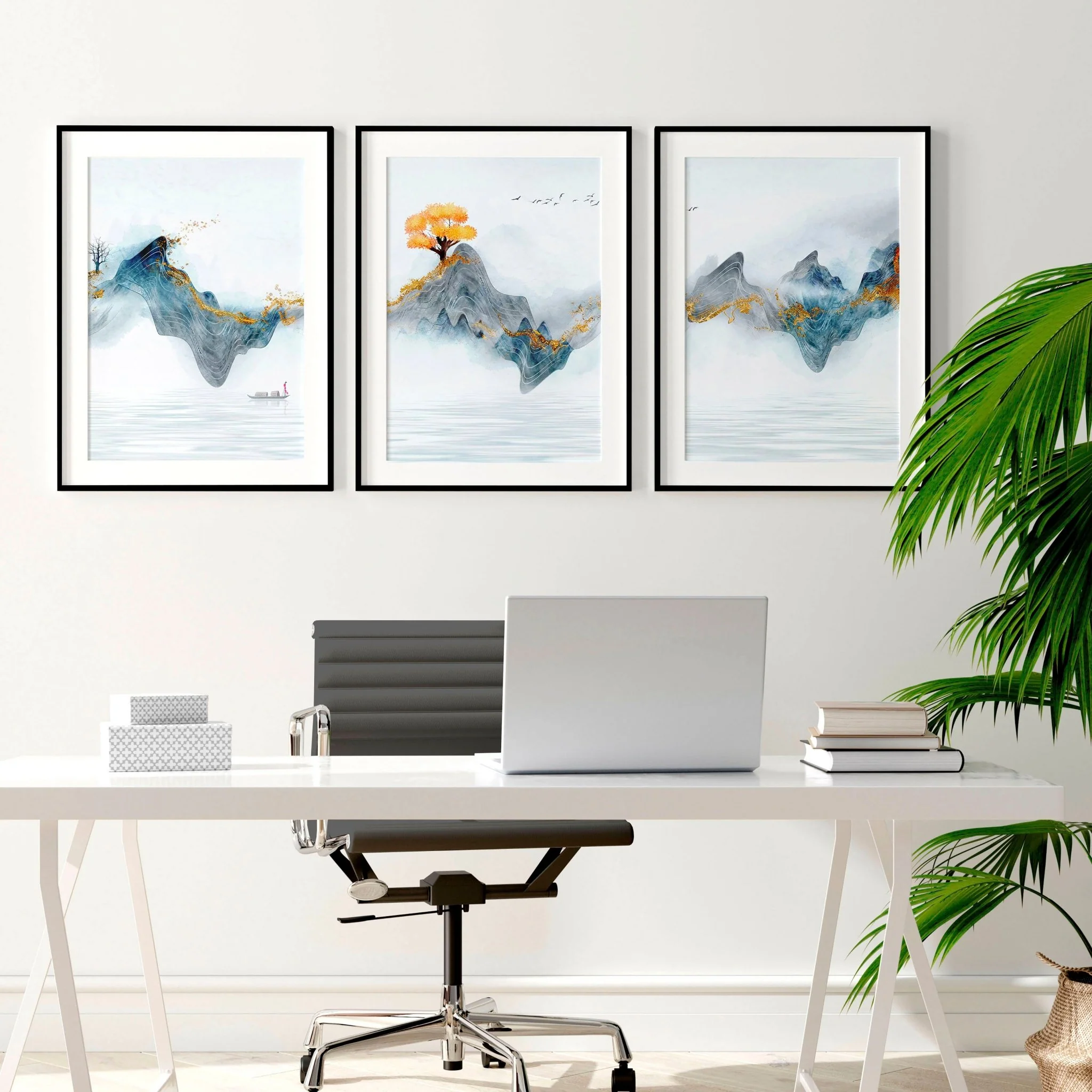 Wall decor for home office | set of 3 wall art - Image 6