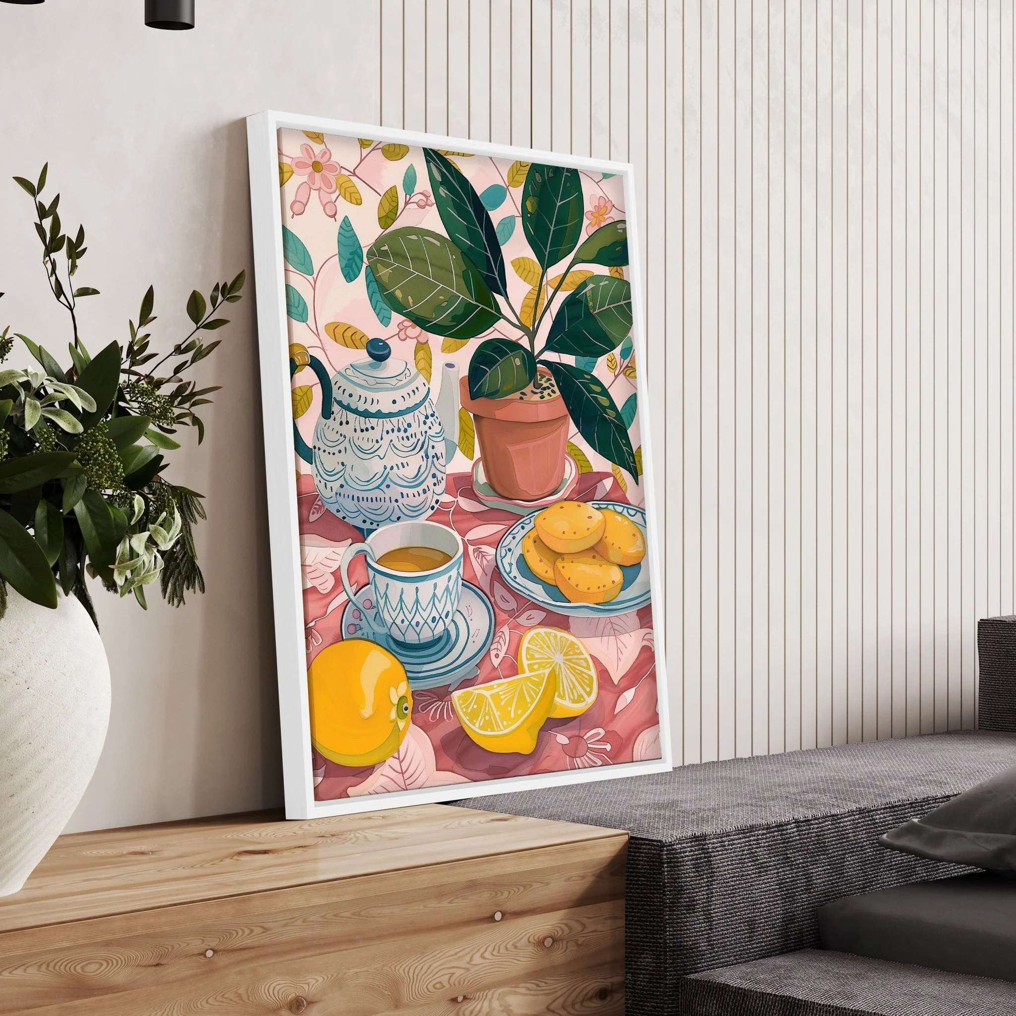 Wall Decor Ideas For Hallway | Set of 2 Italian Lifestyle Wall art Prints - Image 6