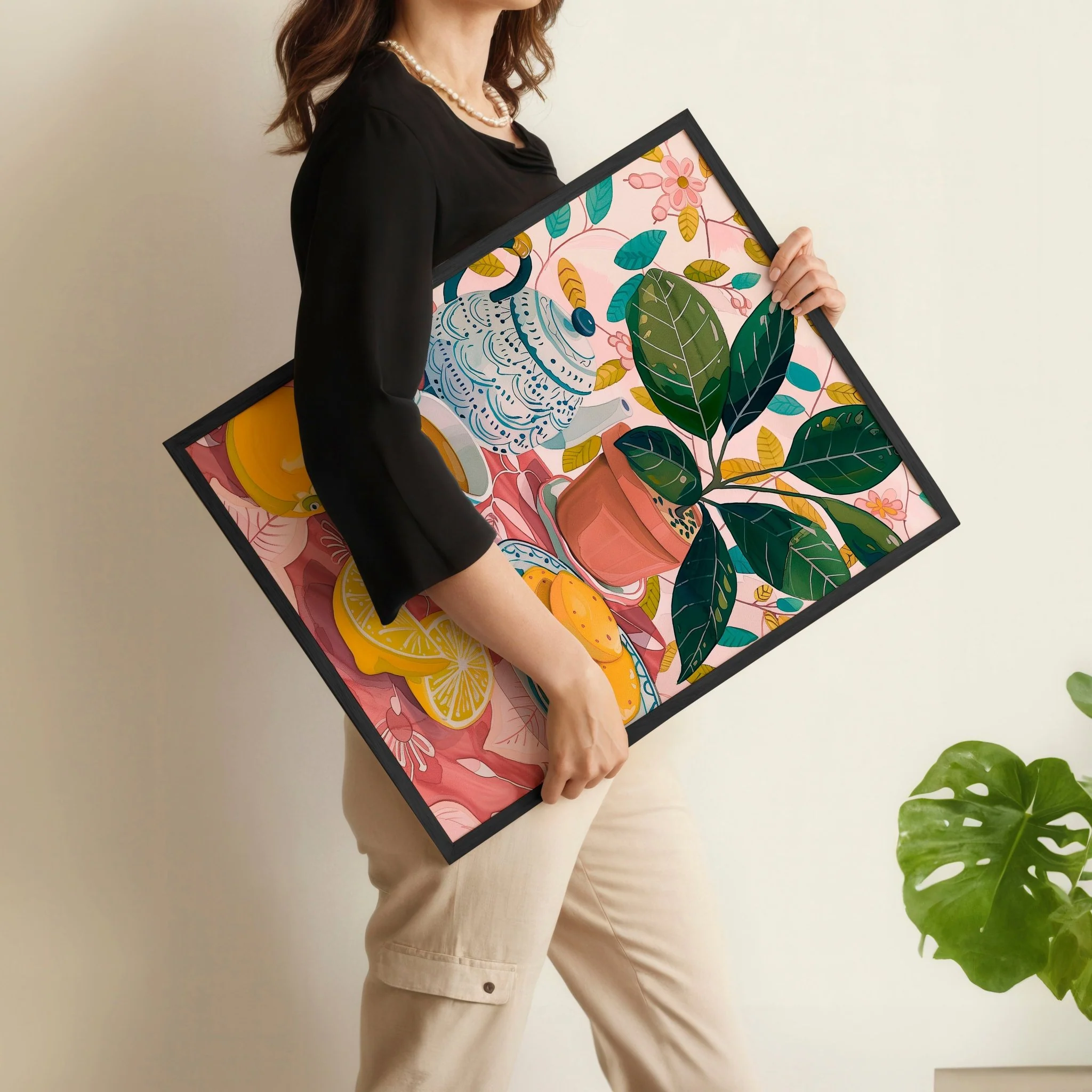 Wall Decor Ideas For Hallway | Set of 2 Italian Lifestyle Wall art Prints - Image 8