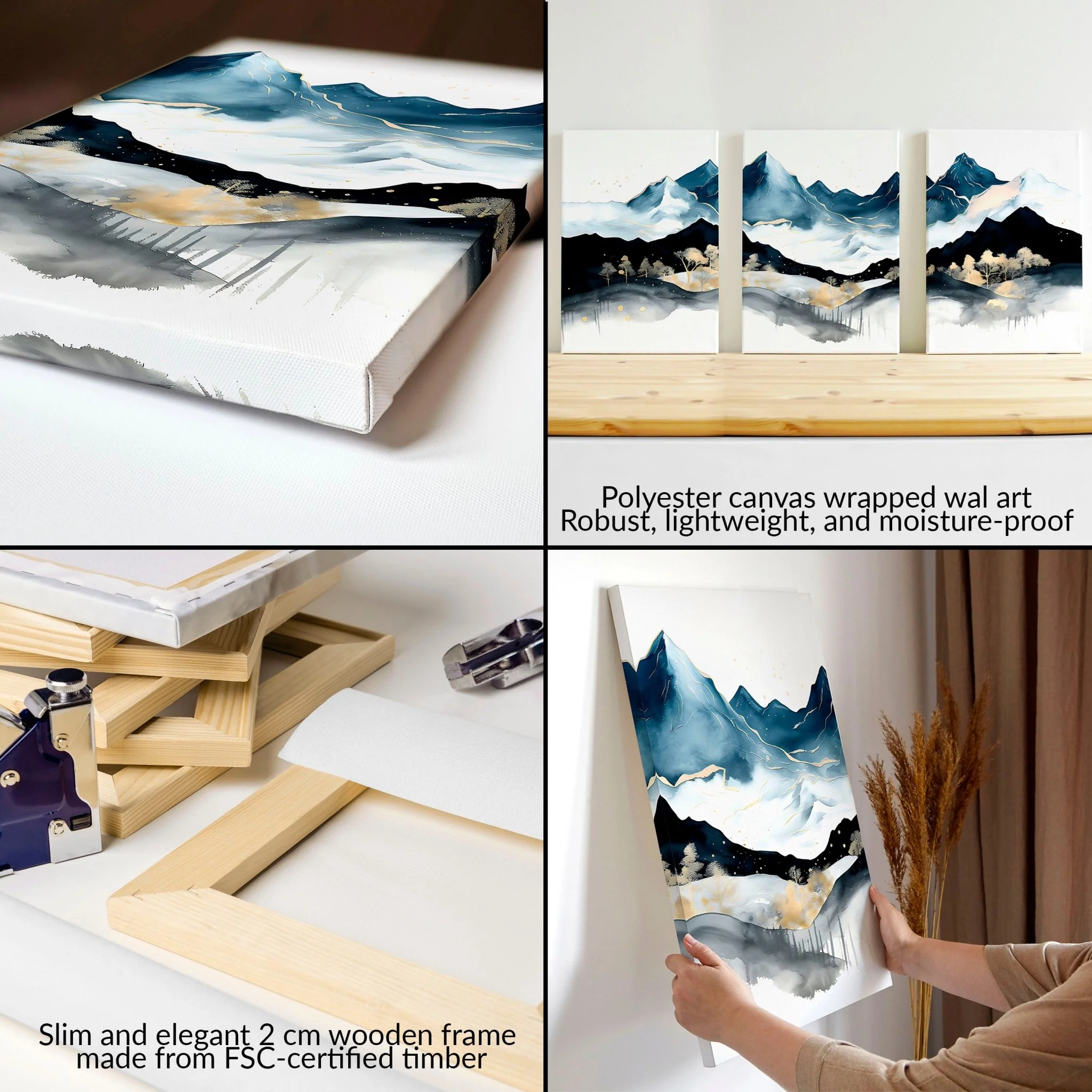 Wall Decor Ideas For Office | Set of 3 wall art prints - Image 10