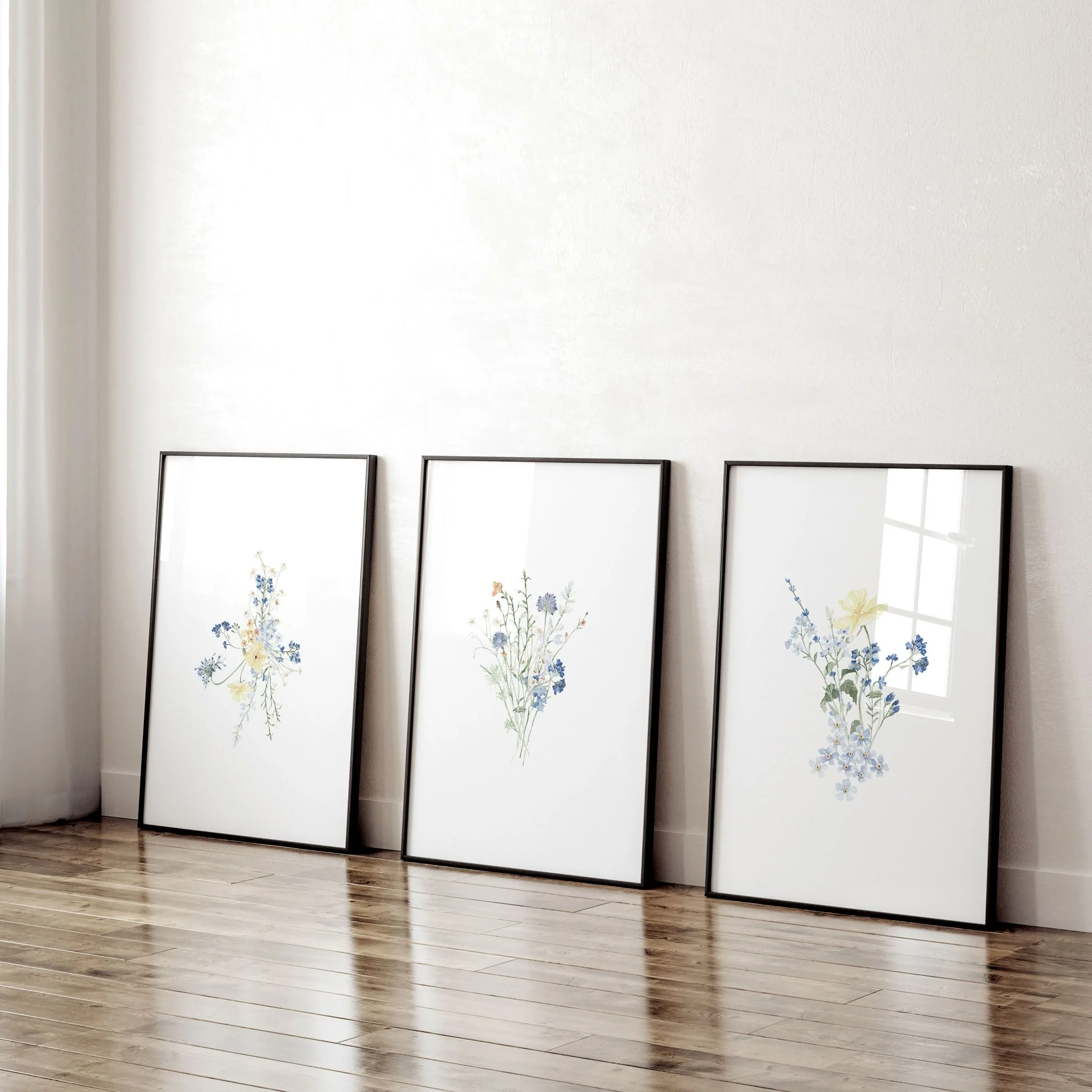 Wall Decorating Ideas For Office | Set of 3 wall art prints - Image 4