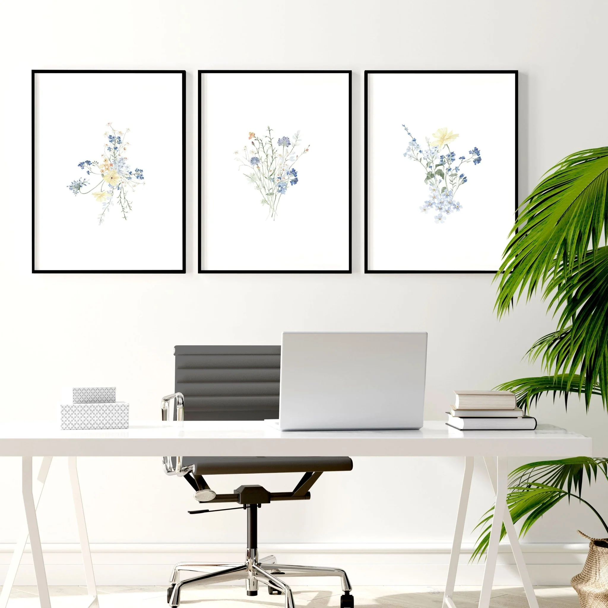 Wall Decorating Ideas For Office | Set of 3 wall art prints - Image 5