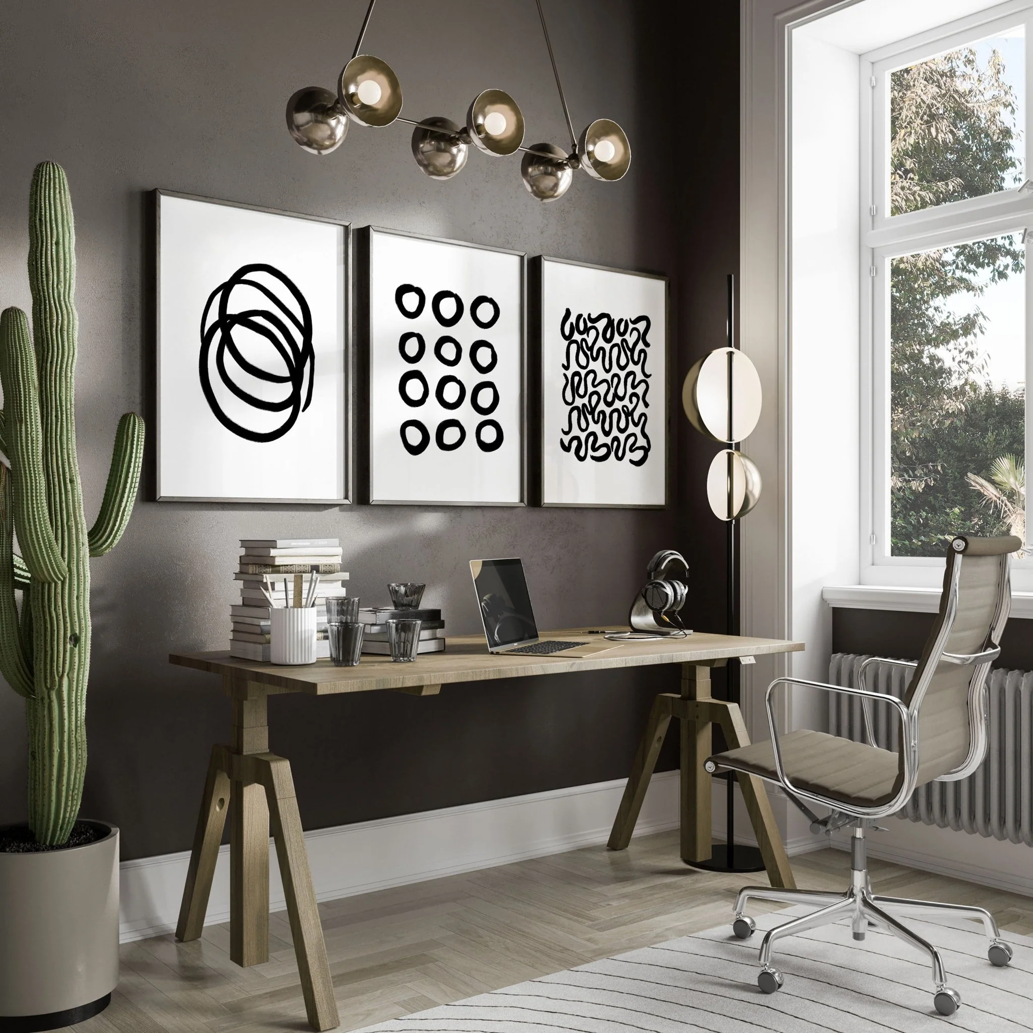 Wall Decoration For Home Office | Set of 3 wall art prints - Image 5