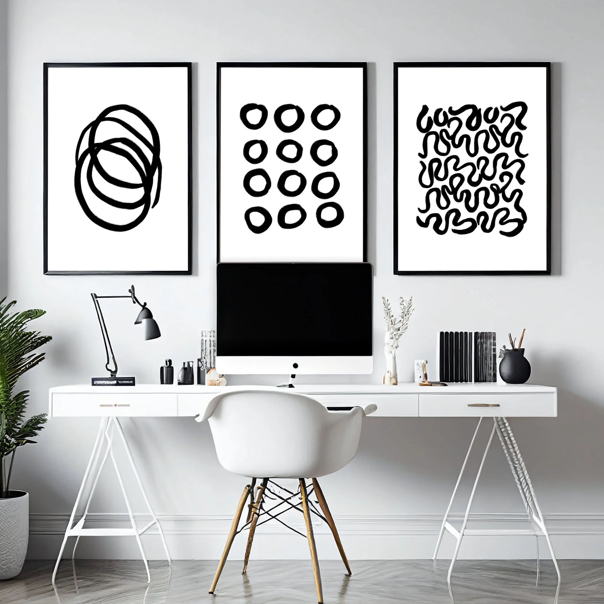 Wall Decoration For Home Office | Set of 3 wall art prints - Image 6