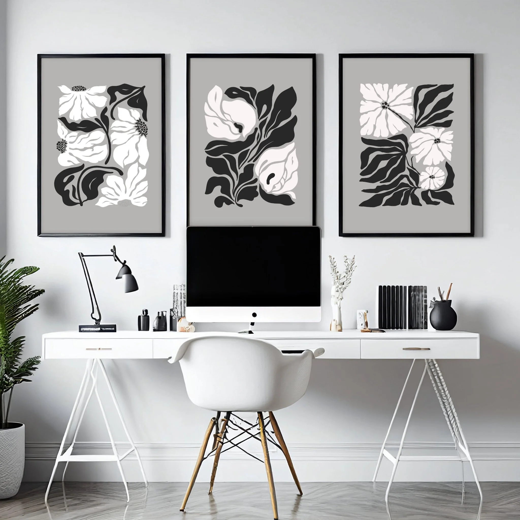 Wall Decoration Large | Set of 3 Botanical Wall art Prints - Image 3