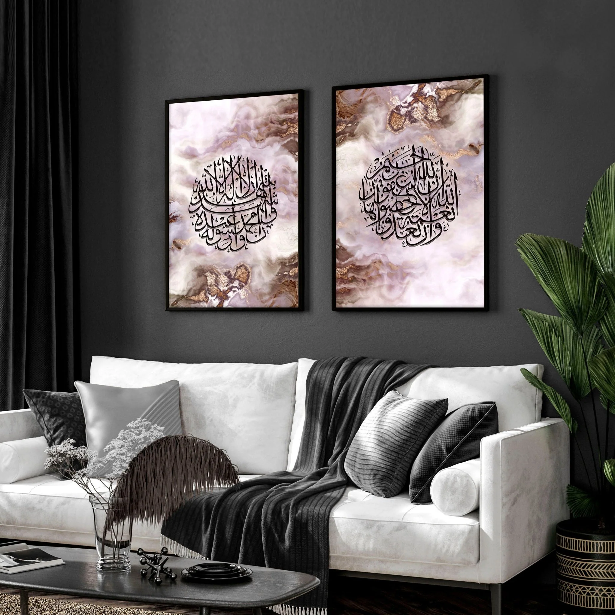 Wall frames Islamic | Set of 2 wall art prints - Image 2