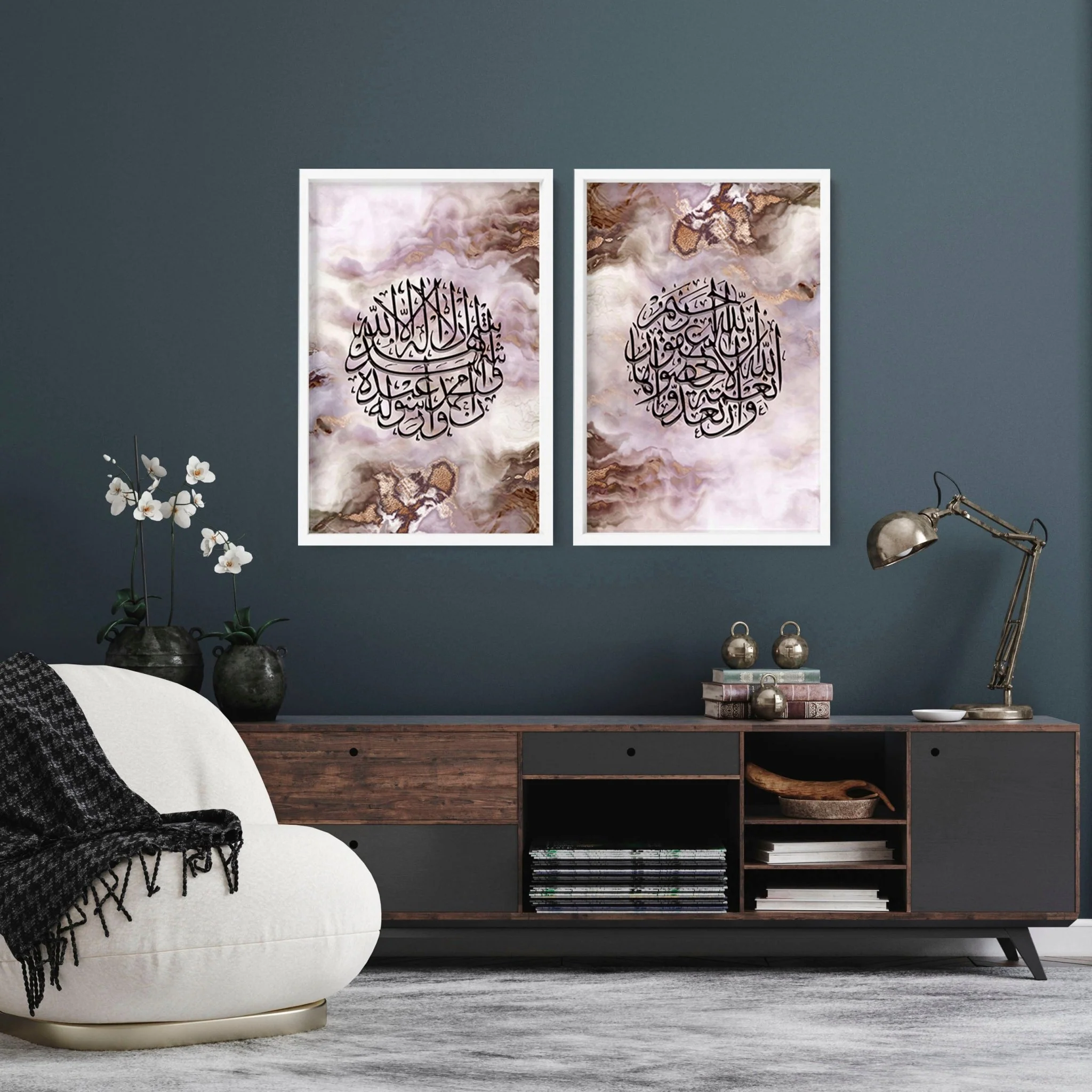 Wall frames Islamic | Set of 2 wall art prints - Image 4