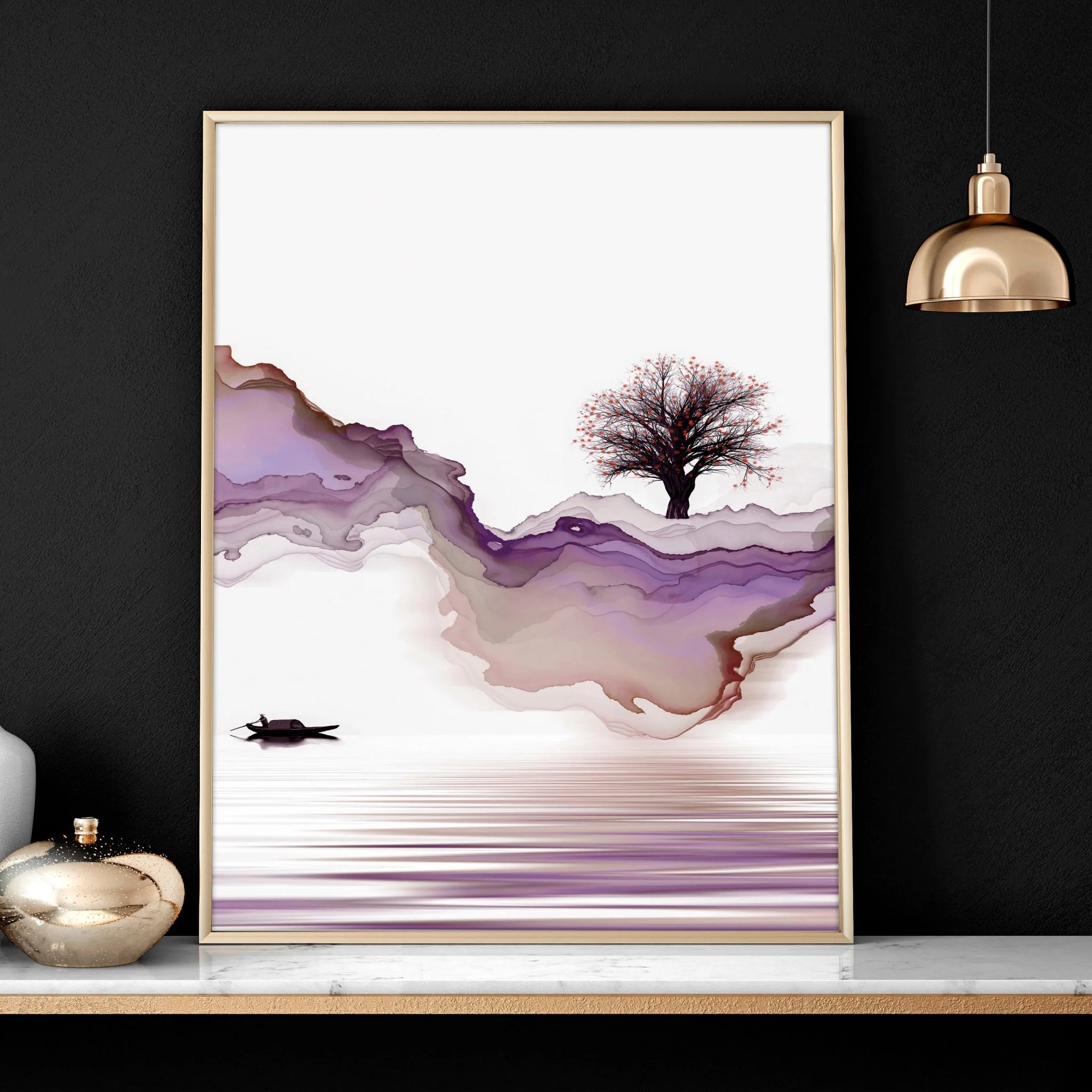 Wall hanging Japanese | set of 3 living room wall art - Image 5