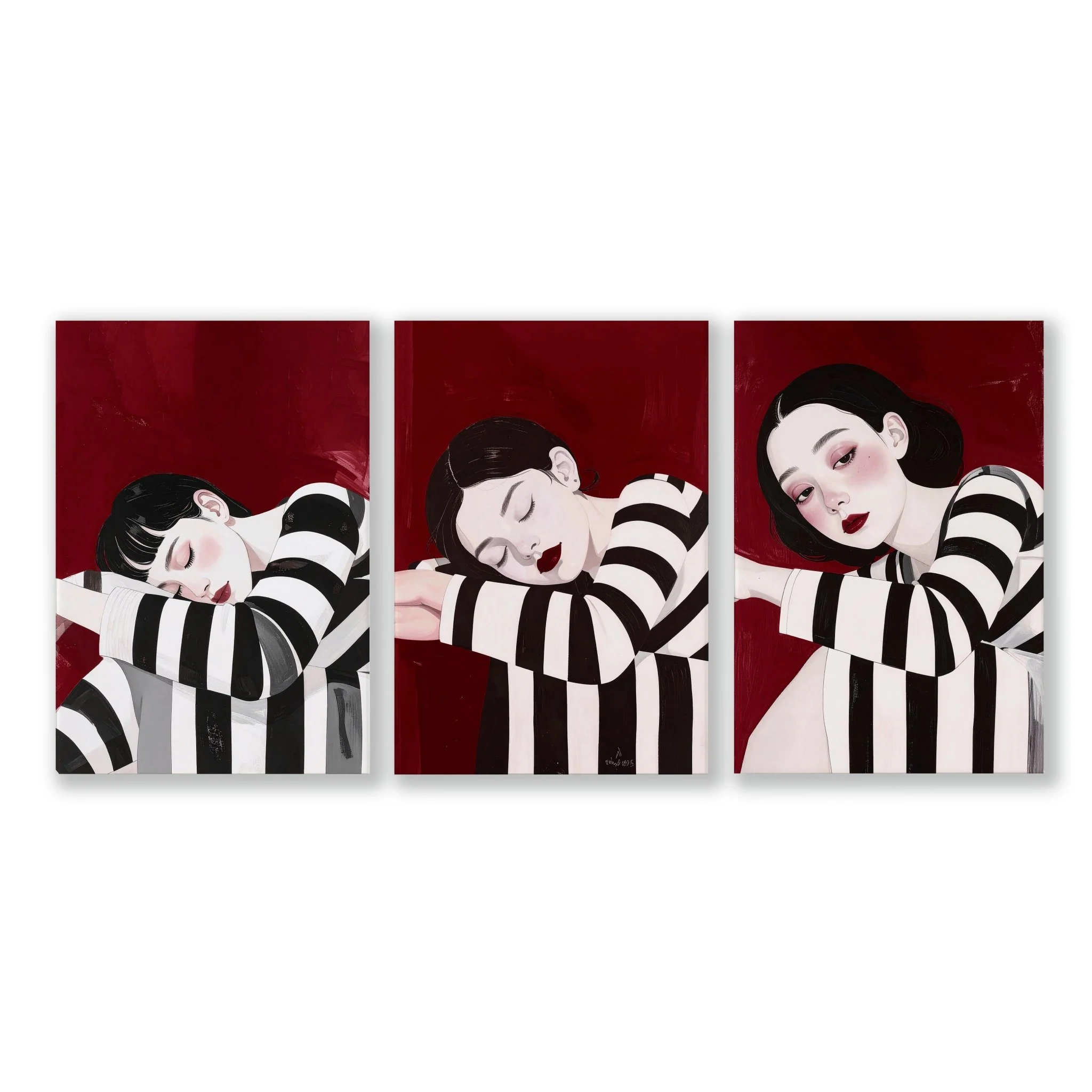 Wall Hangings For Bedroom | Set of 3 Women Art Prints - Image 13