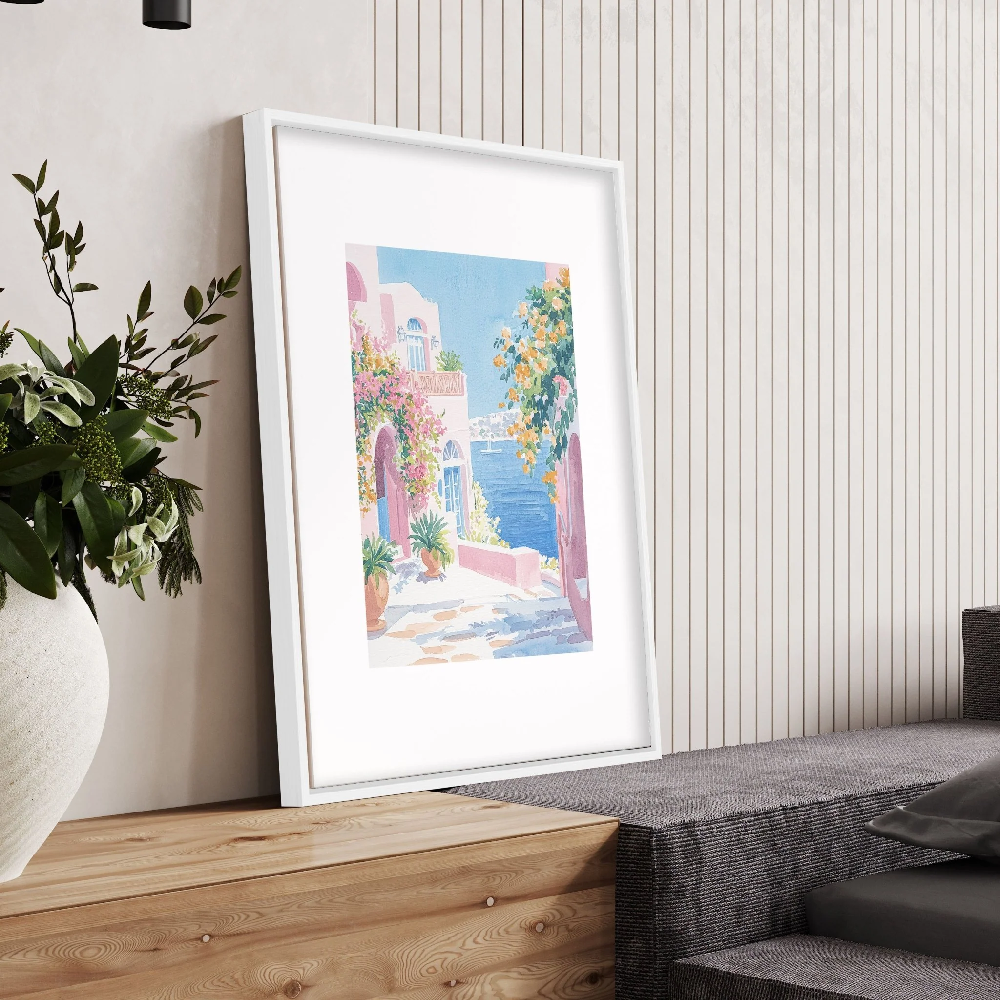 Wall Paintings In Living Room | Set of 3 Beach Decor Wall art Prints - Image 10