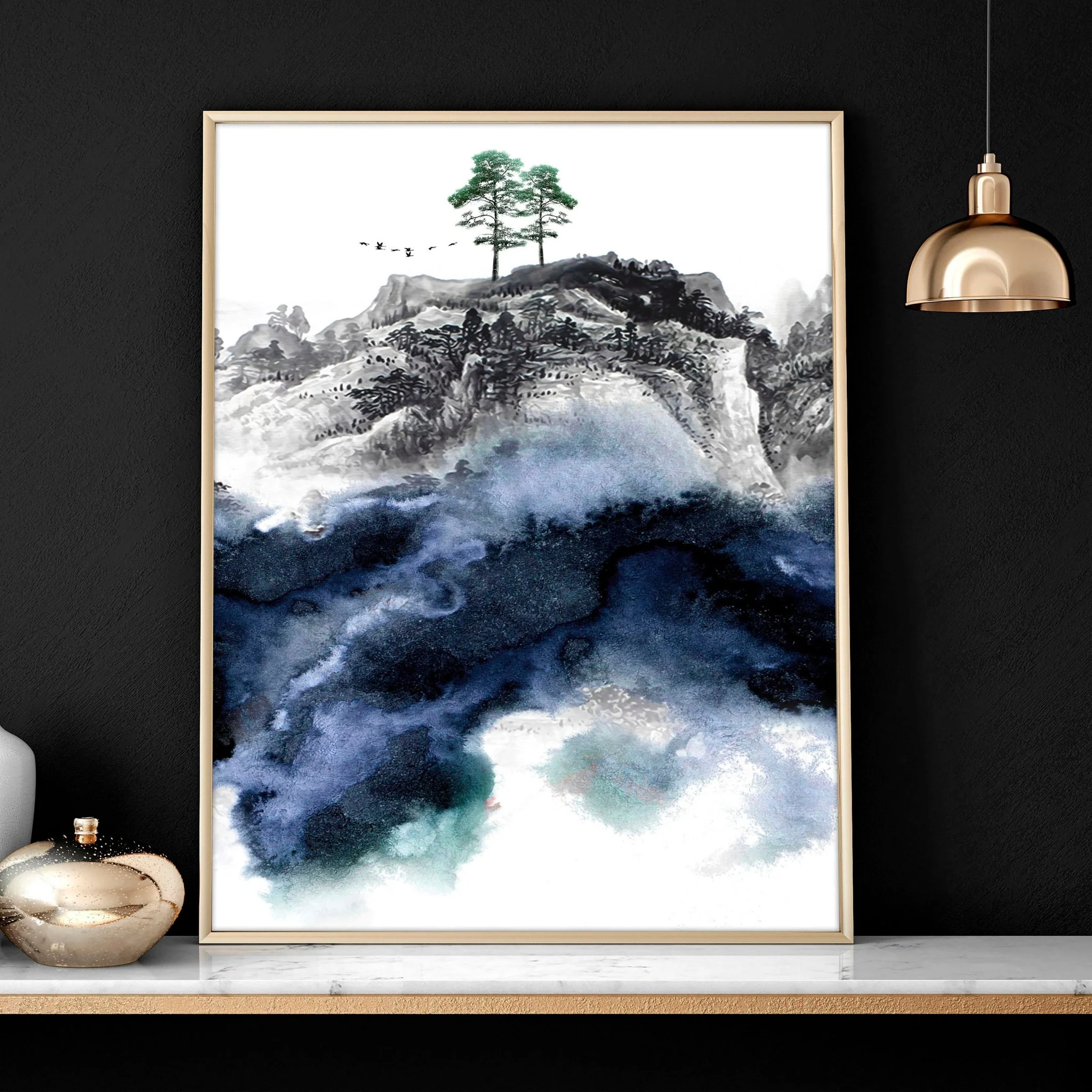 Wall picture for living room | set of 3 Japanese art prints - Image 4