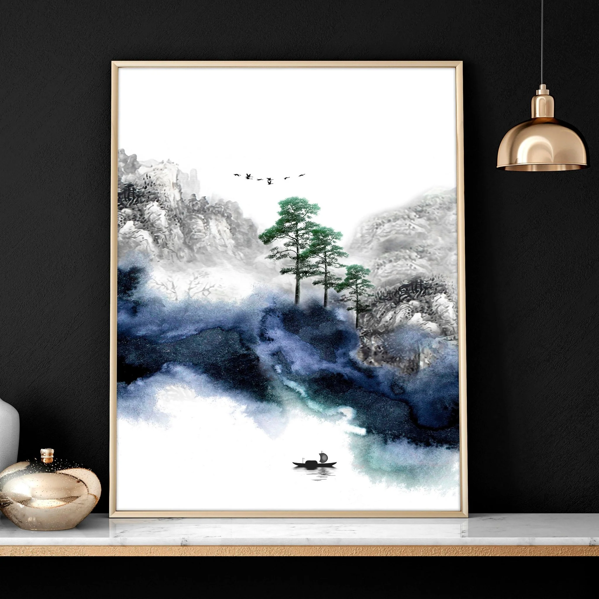 Wall picture for living room | set of 3 Japanese art prints - Image 5