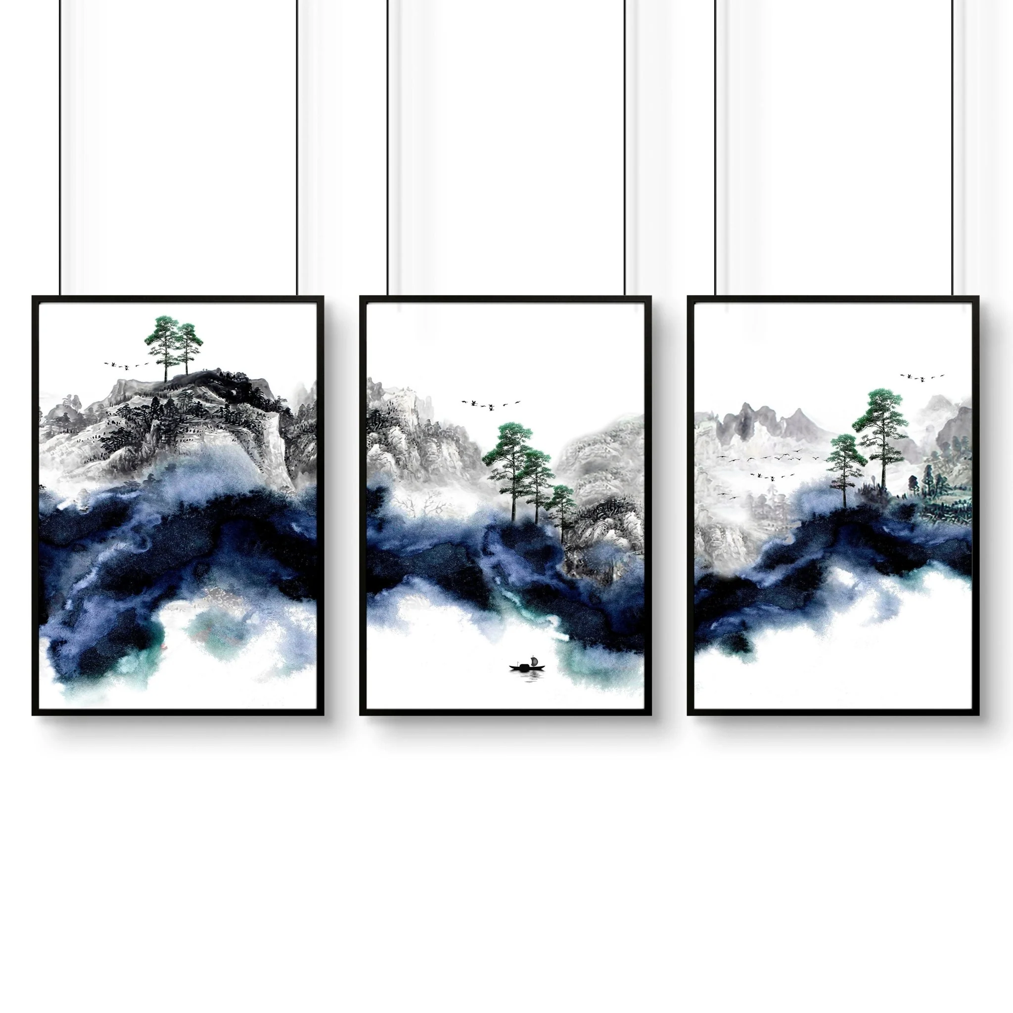 Wall picture for living room | set of 3 Japanese art prints - Image 7