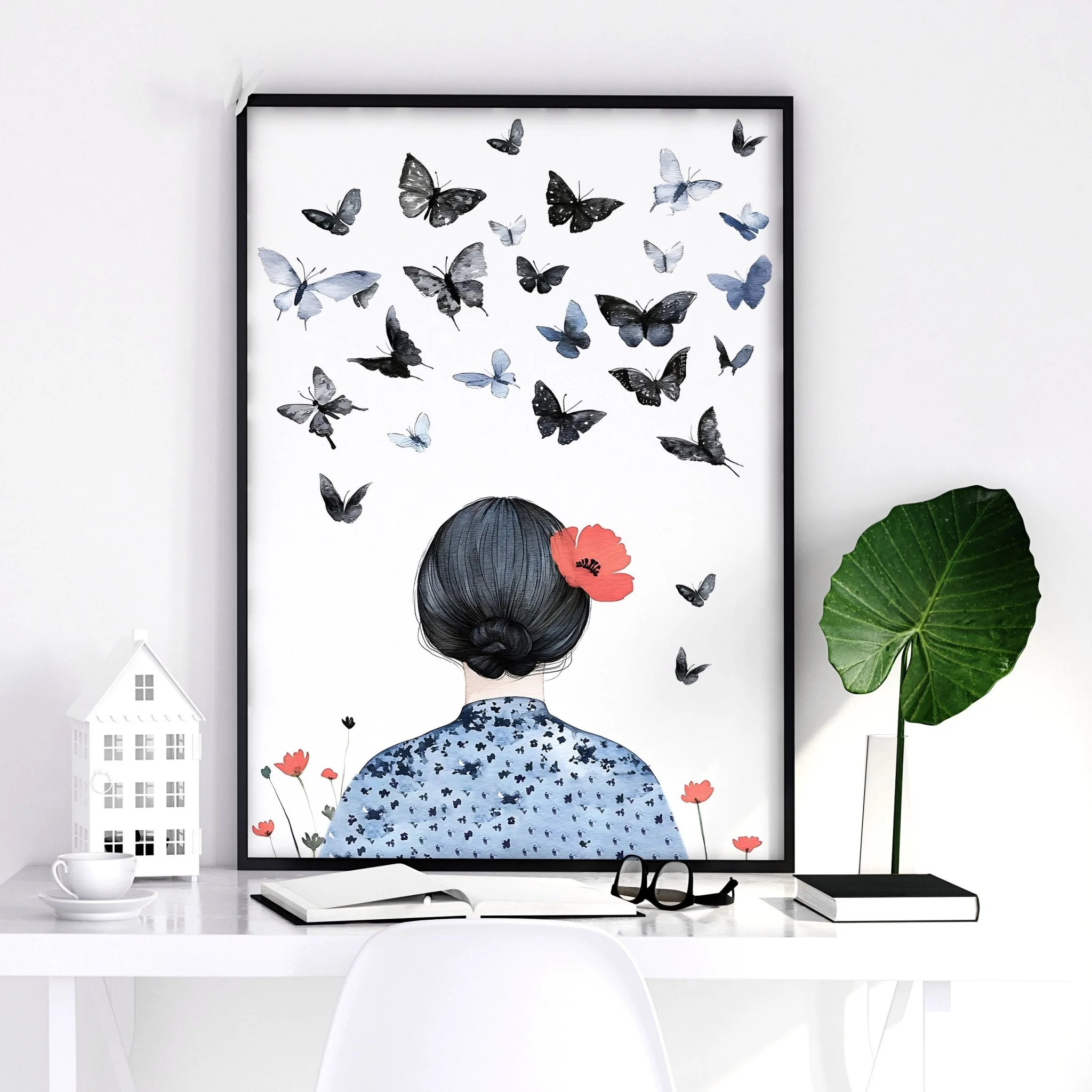 Wall Picture Gallery | Set of 3 Boho Women Wall art Prints - Image 12