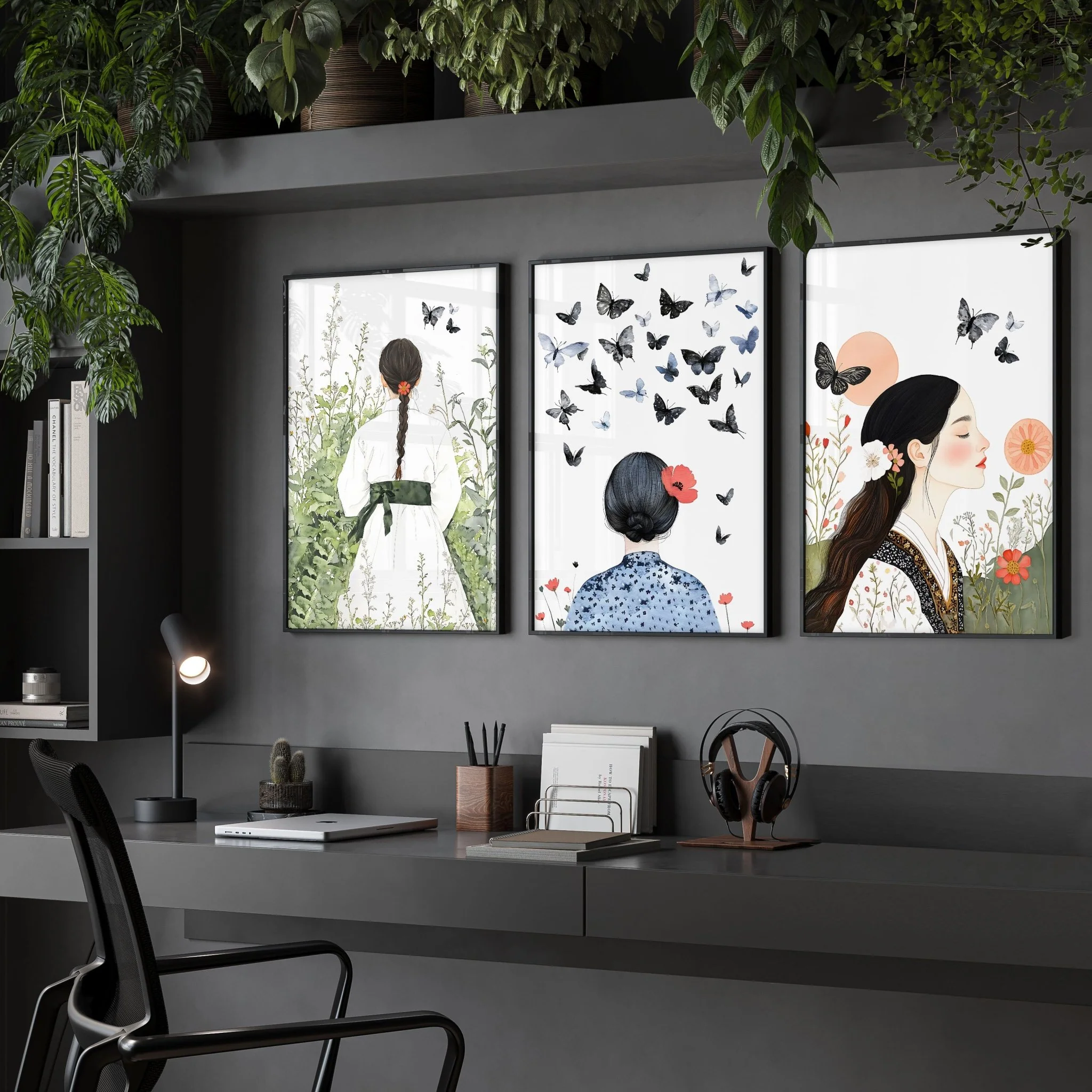 Wall Picture Gallery | Set of 3 Boho Women Wall art Prints - Image 7