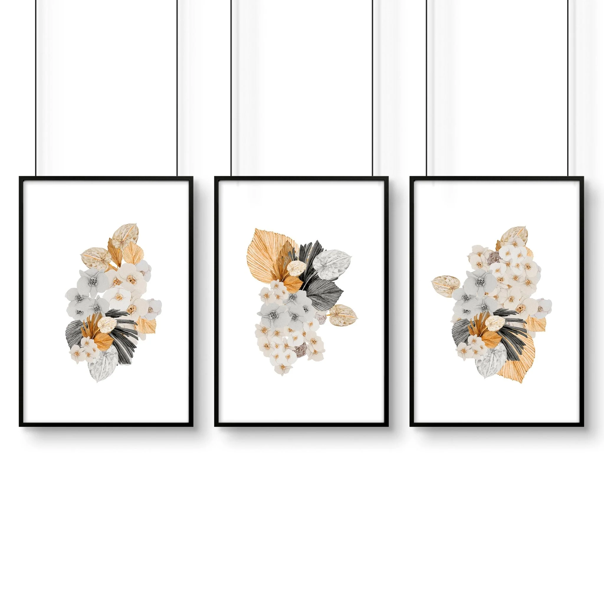 Wall pictures bedroom | set of 3 unique wall art - Image 7