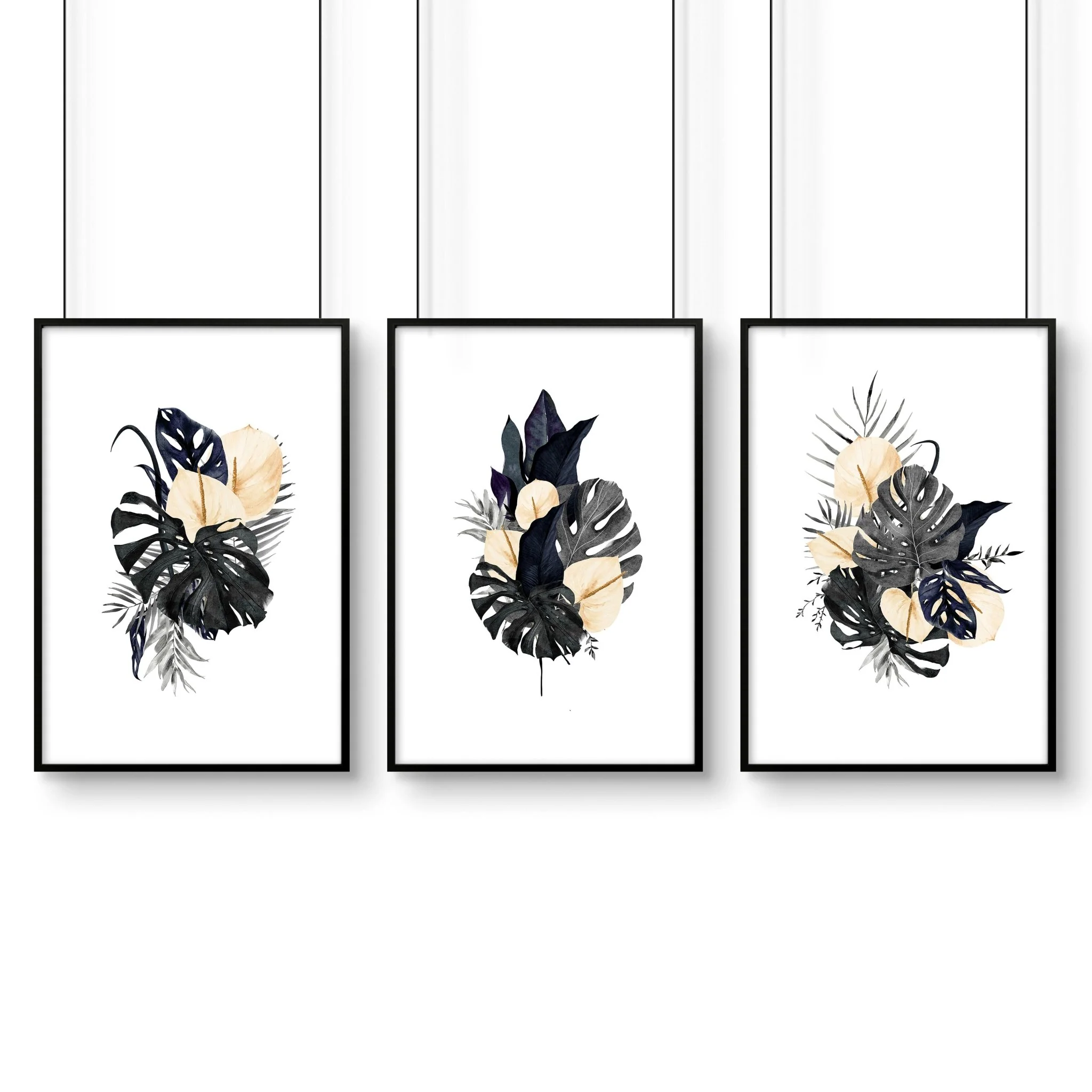 Wall pictures for bedroom | set of 3 framed wall art prints - Image 7