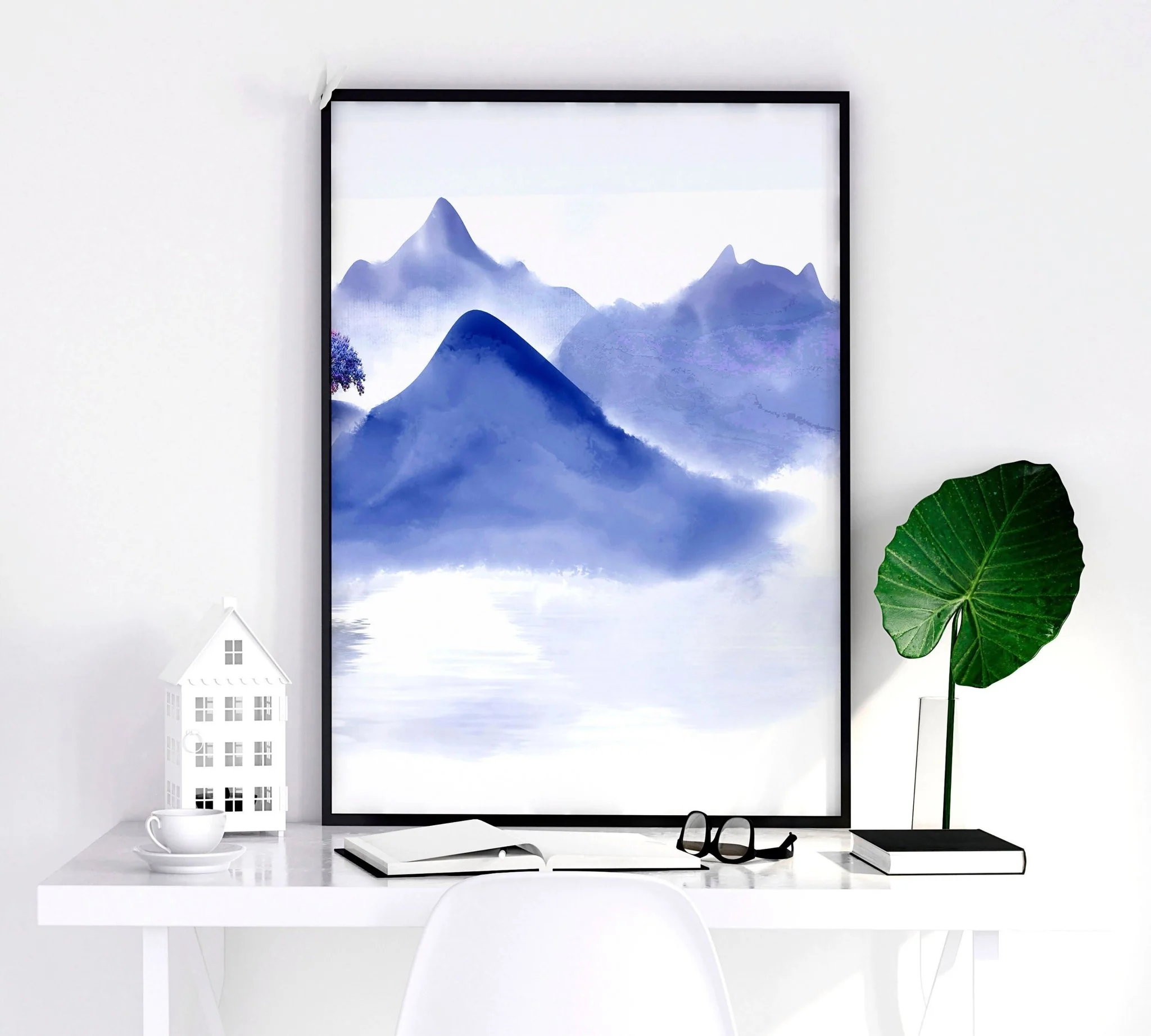 Wall pictures for living room | set of 3 Japanese wall art - Image 7
